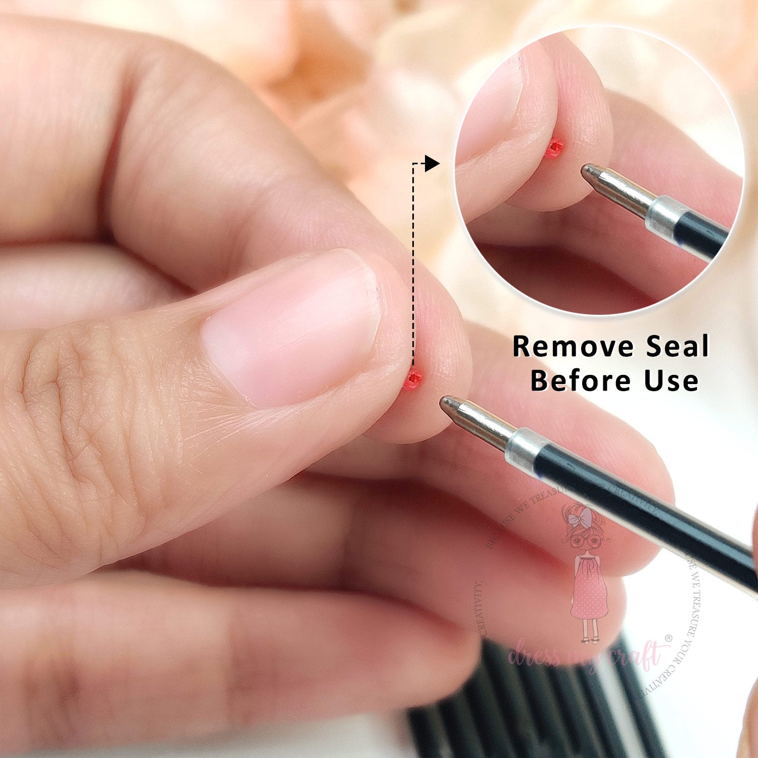 Mini Ball Pen Refills - Blue