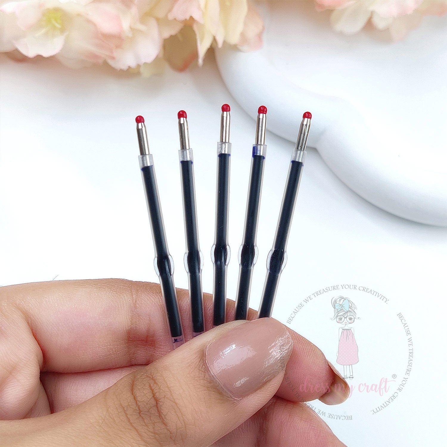 Mini Ball Pen Refills - Blue