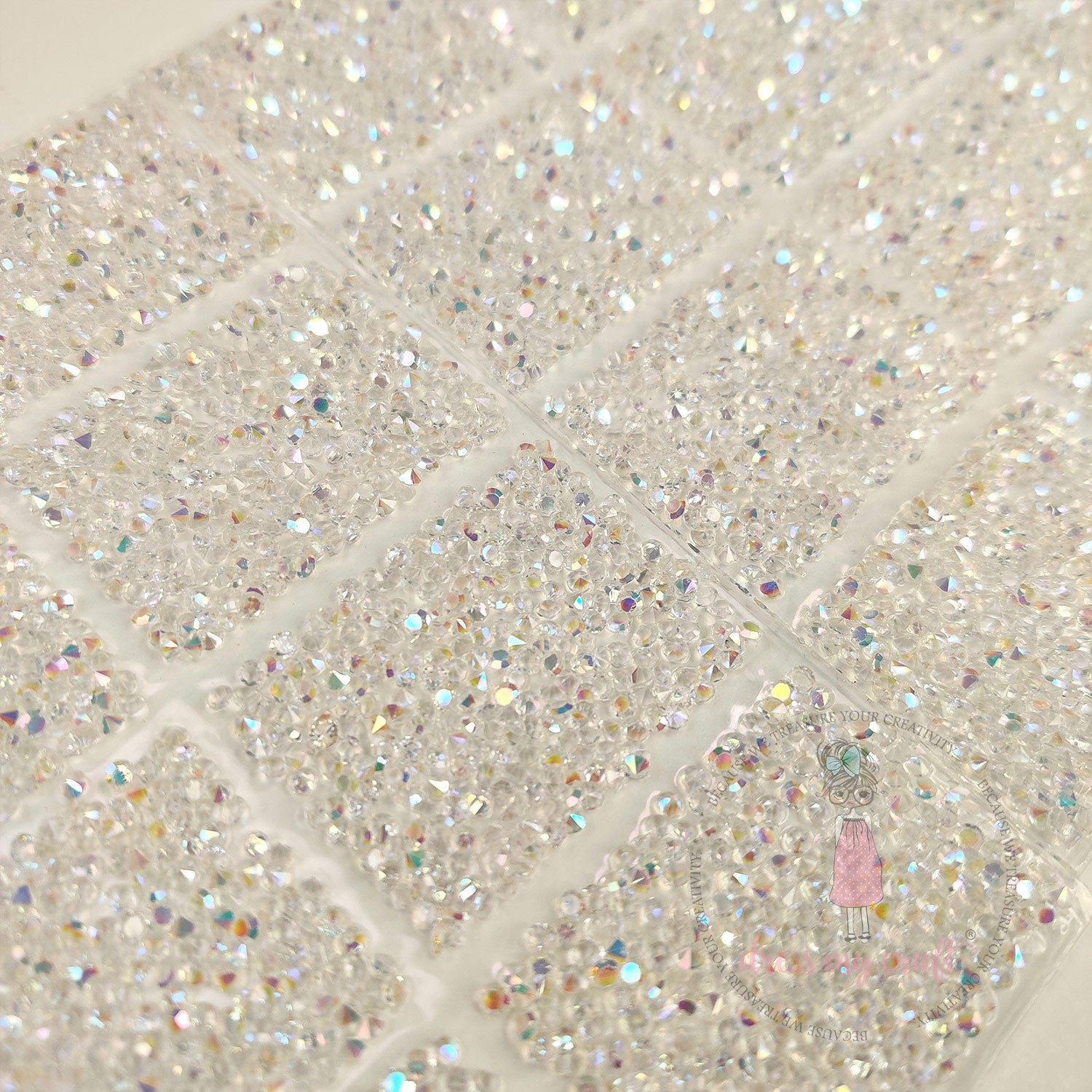 Crystal Bling Blocks Self Adhesive Tape