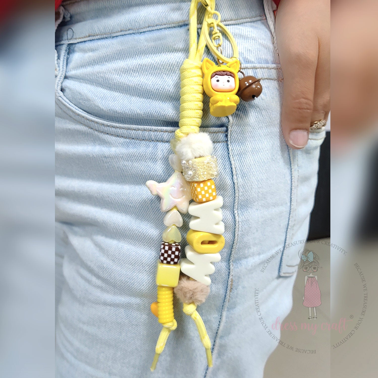Braided Knot Rope - Pastel Yellow