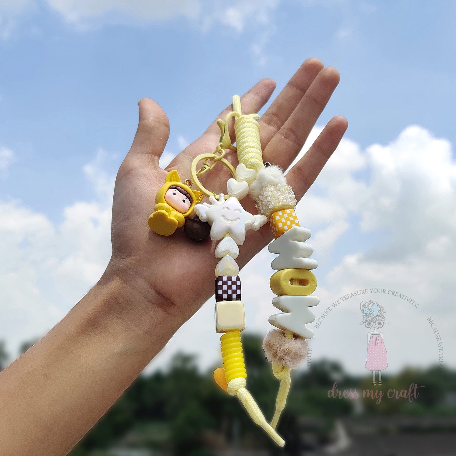 Braided Knot Rope - Pastel Yellow