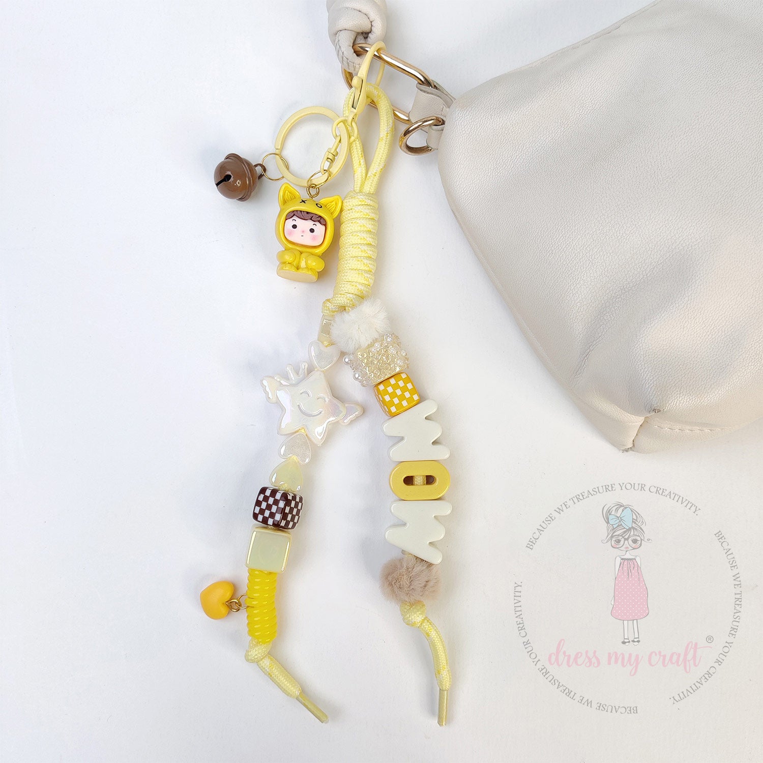 Braided Knot Rope - Pastel Yellow
