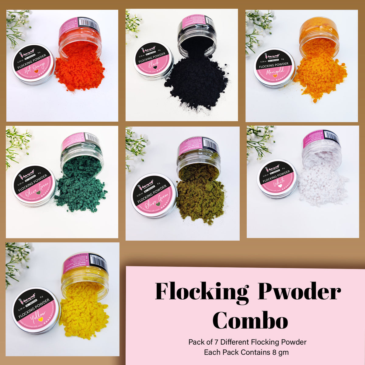 Powder. Sprinkle Flocking Flocking Powder Combo – CRAFTERS CORNER