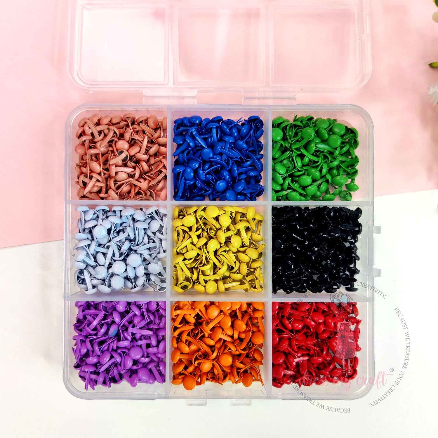 Colored Brads Combo Pack With Storage Box