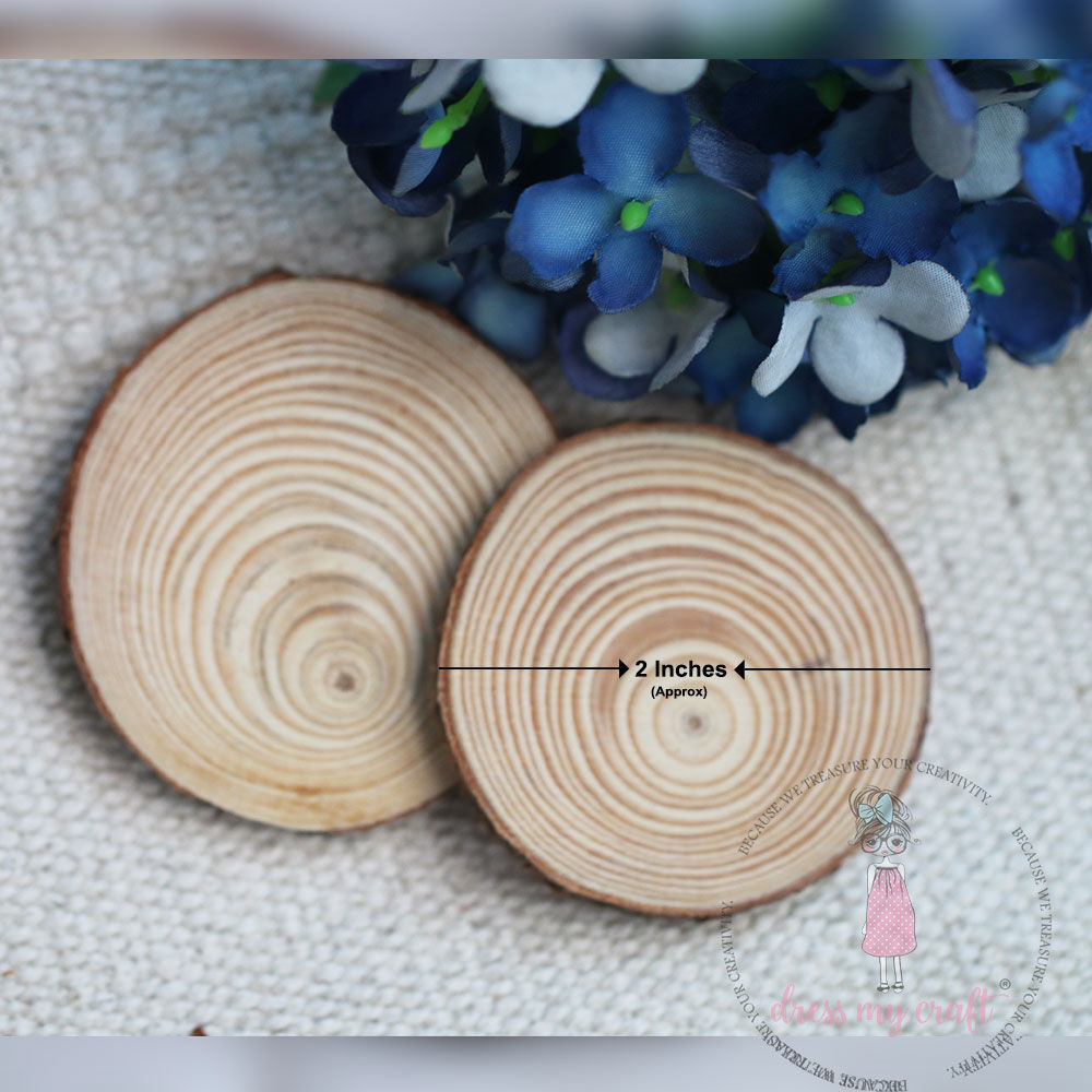 Wooden Logs - 2 Inches - 2 pcs/pack