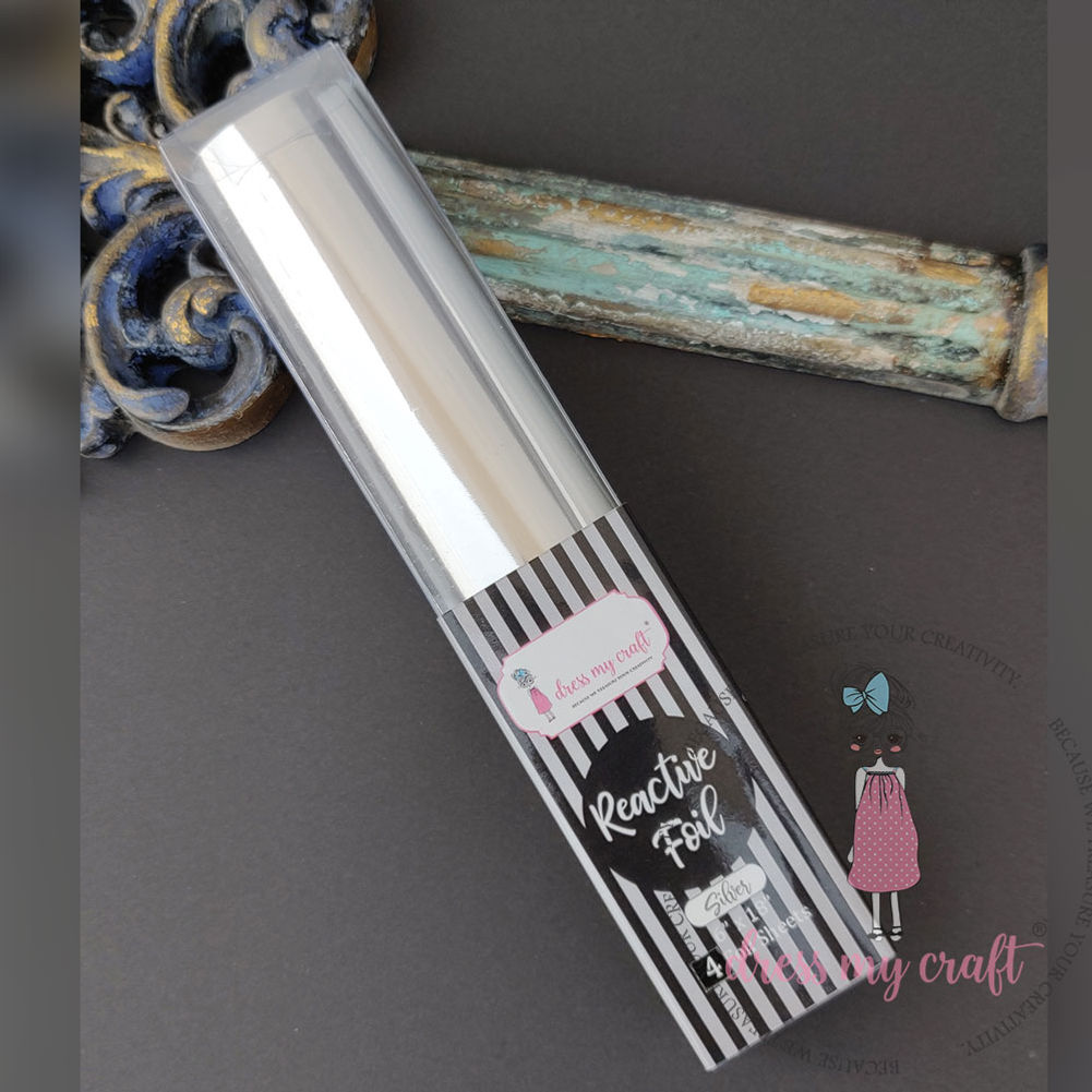 Silver - Reactive Foil Sheets (6" x 18")