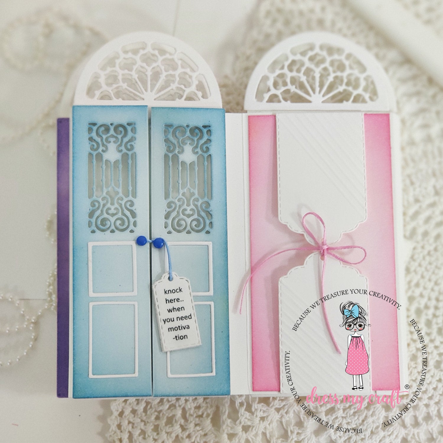 Colored Brads - Blush Pink