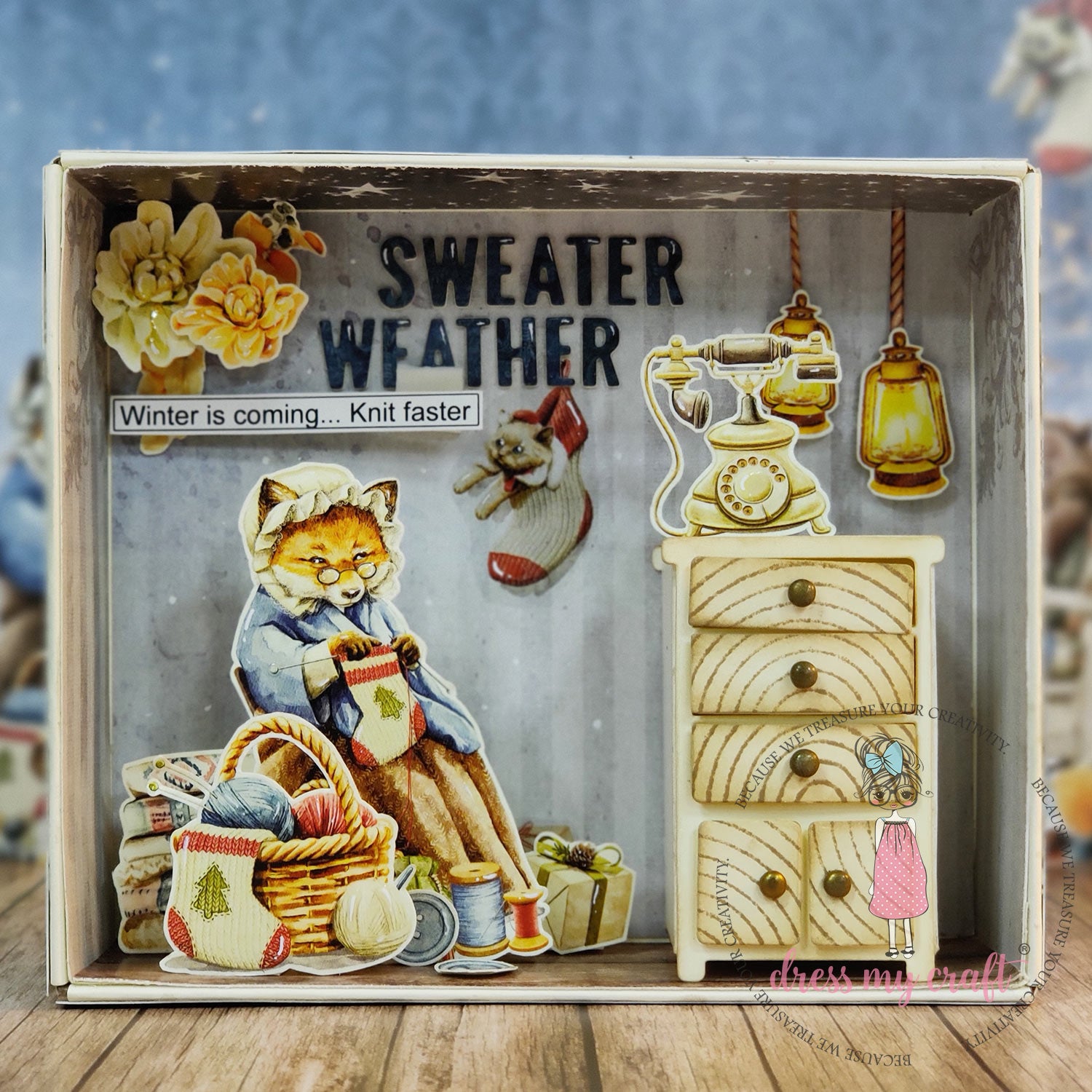 Colored Brads - Powder White