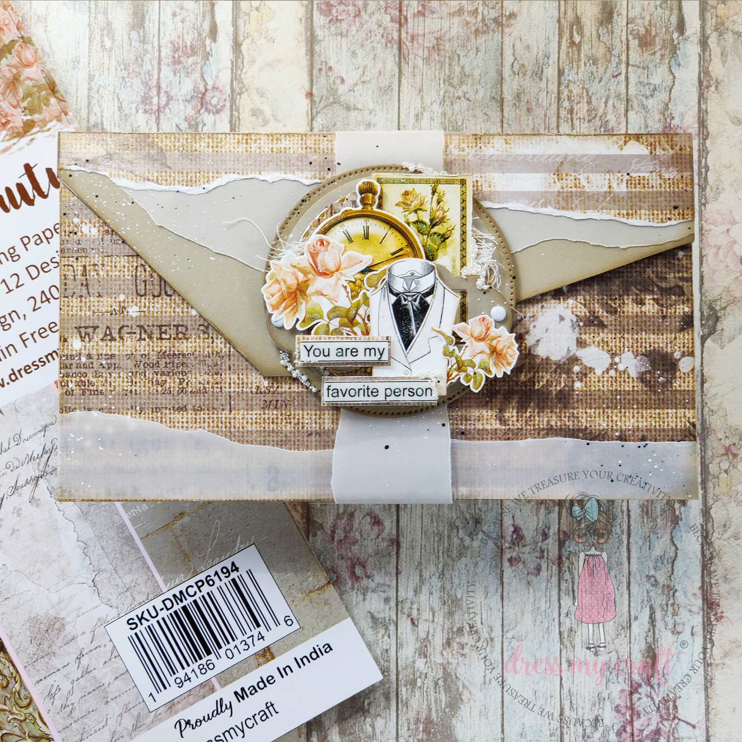 Colored Brads - Powder White