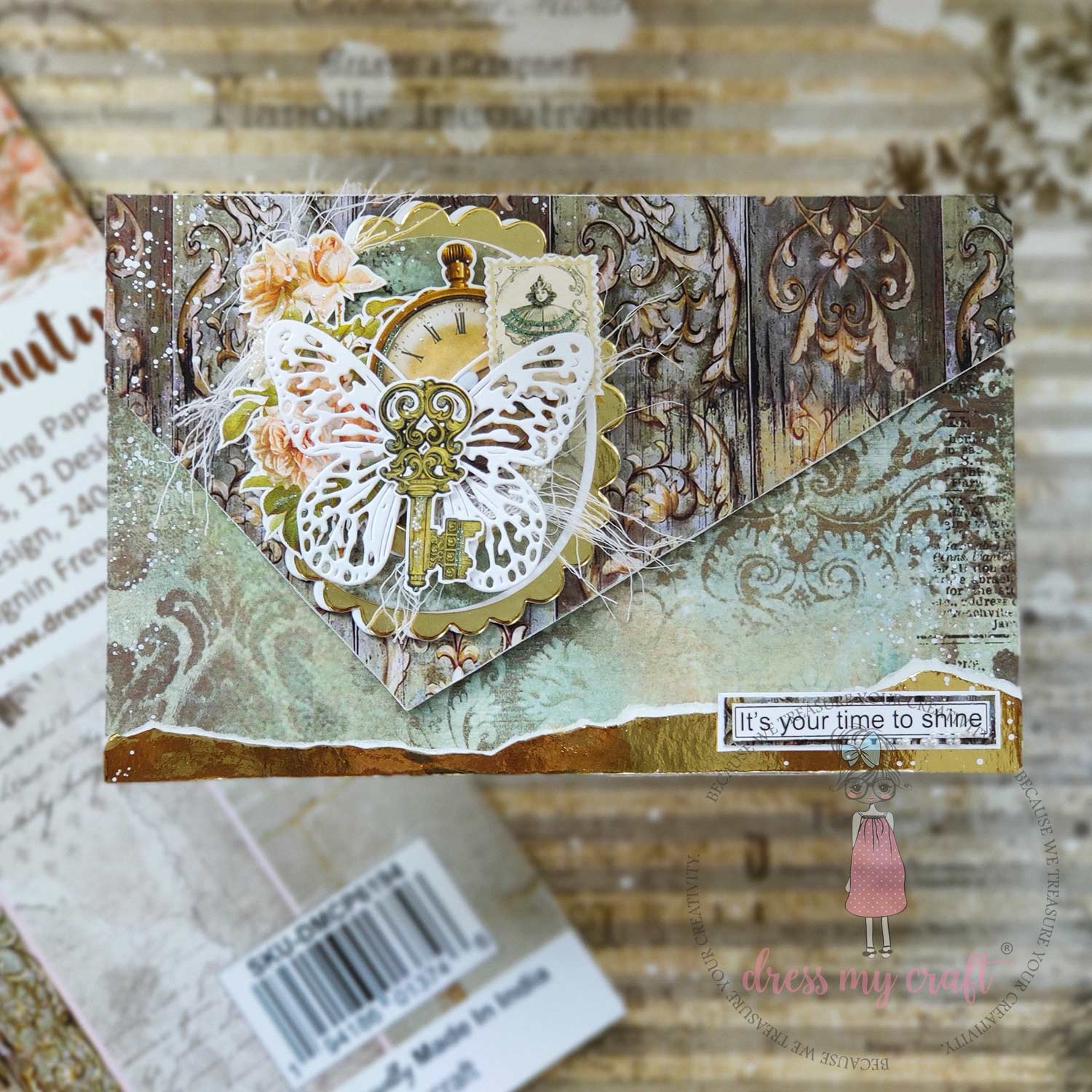 Colored Brads - Powder White