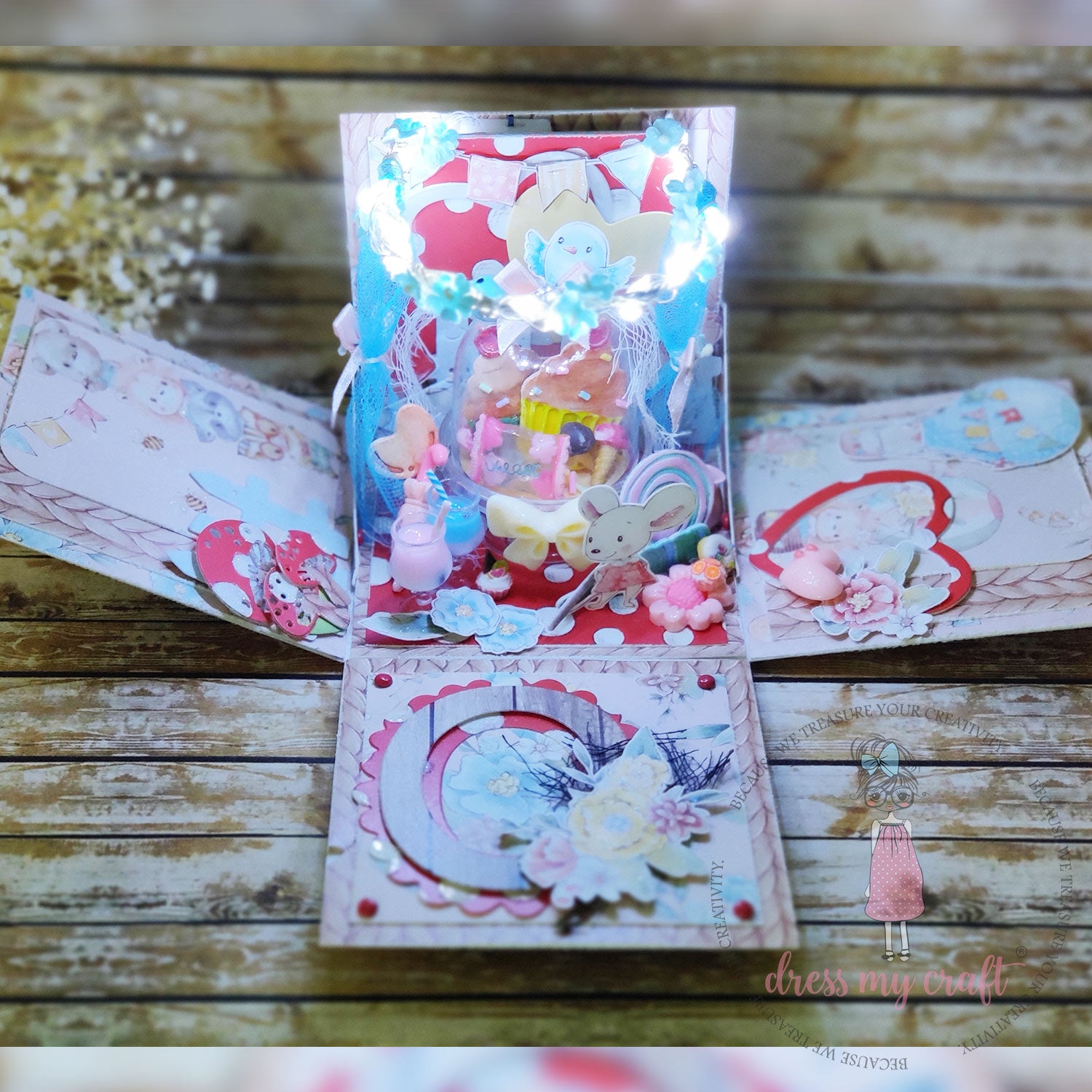 Colored Brads - Crimson Red