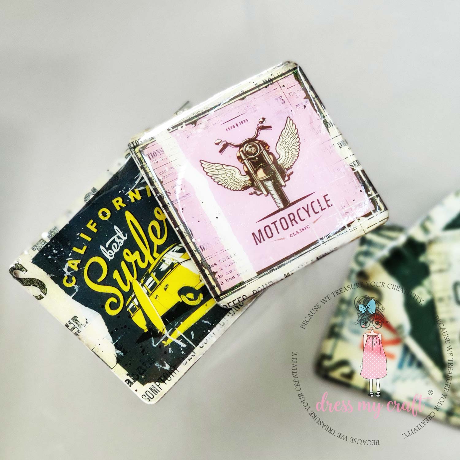 MDF Curved Square Coasters