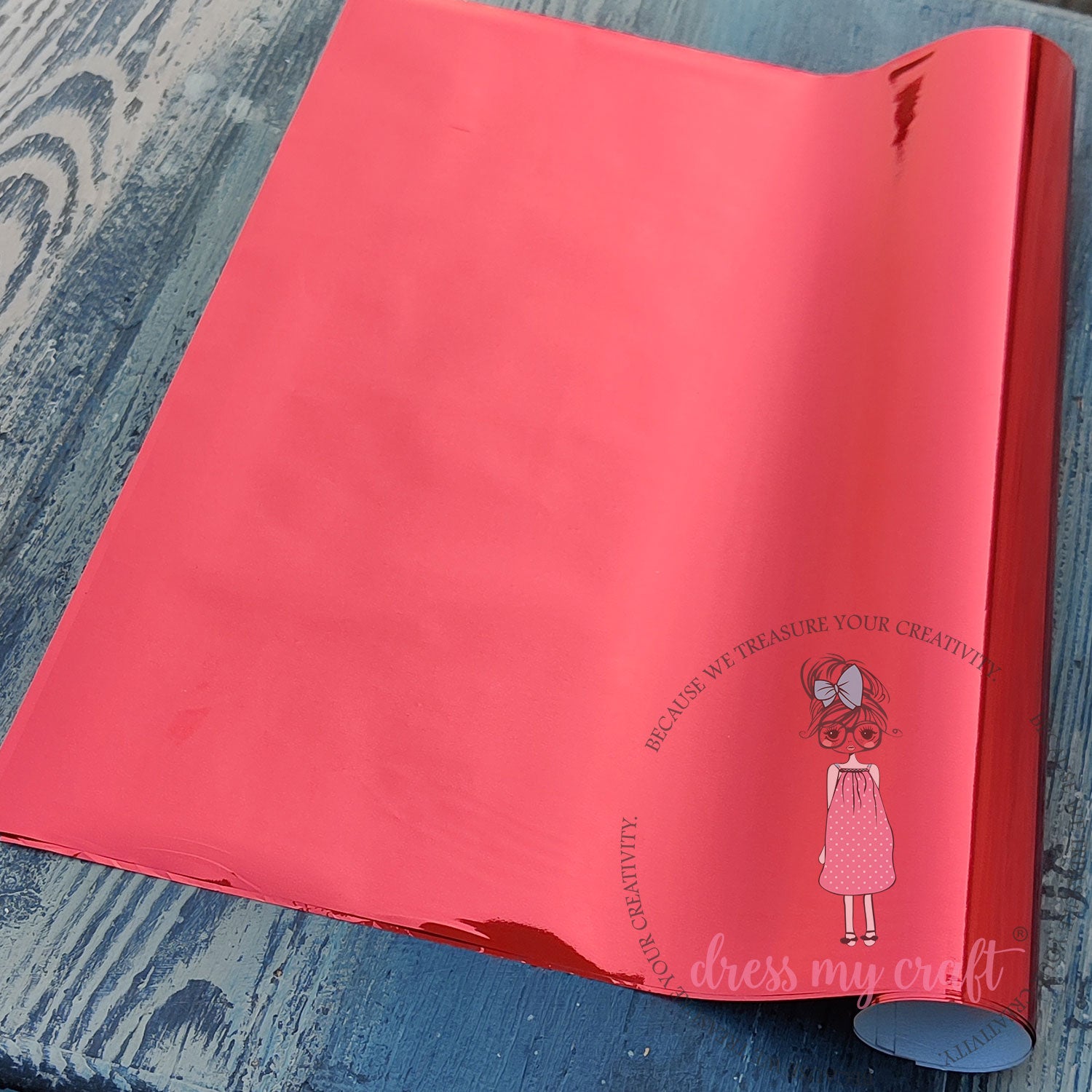 Christmas Red - Reactive Foil Sheets (12" x 18")