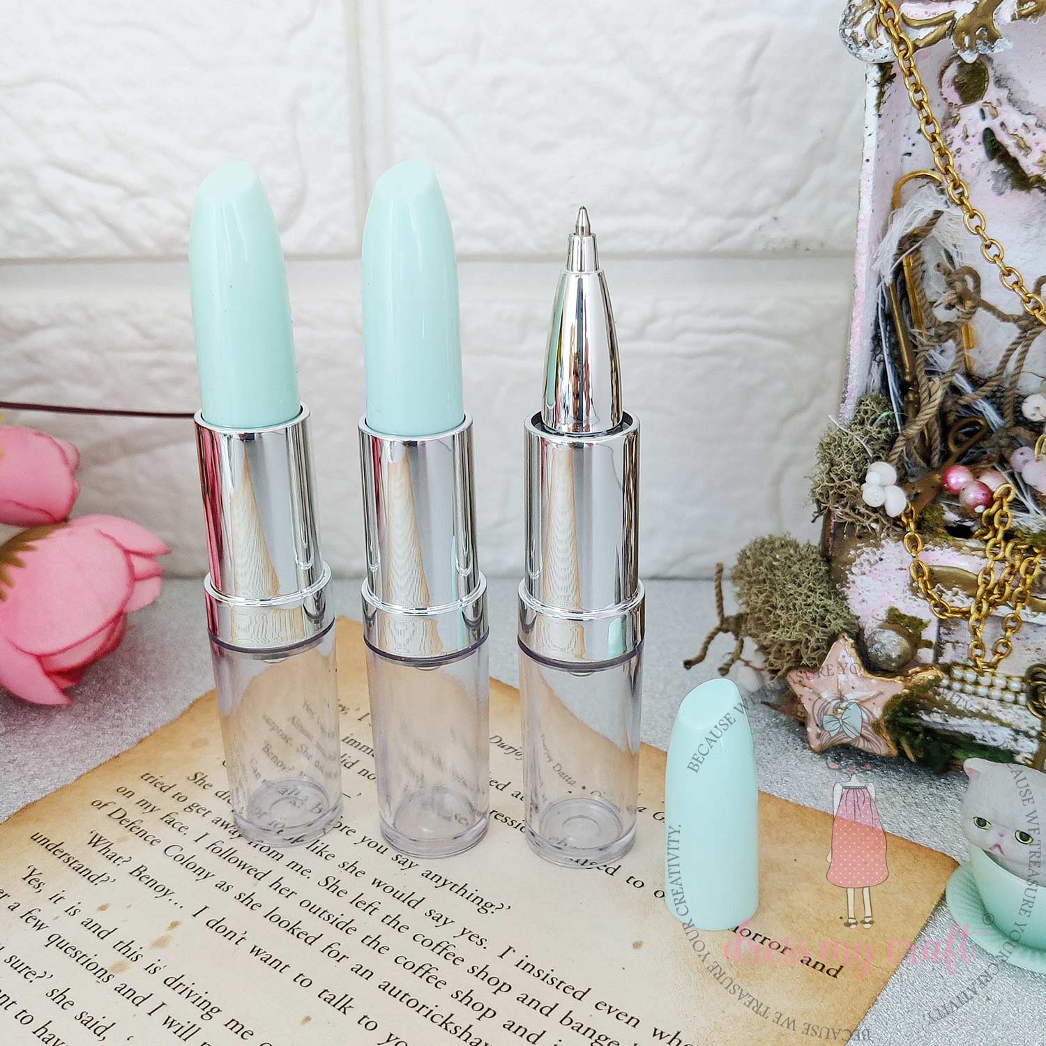 Mint Green - DIY Lipstick Pen