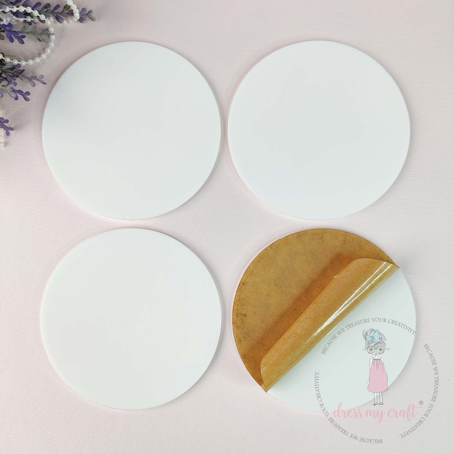 Acrylic Round Coasters