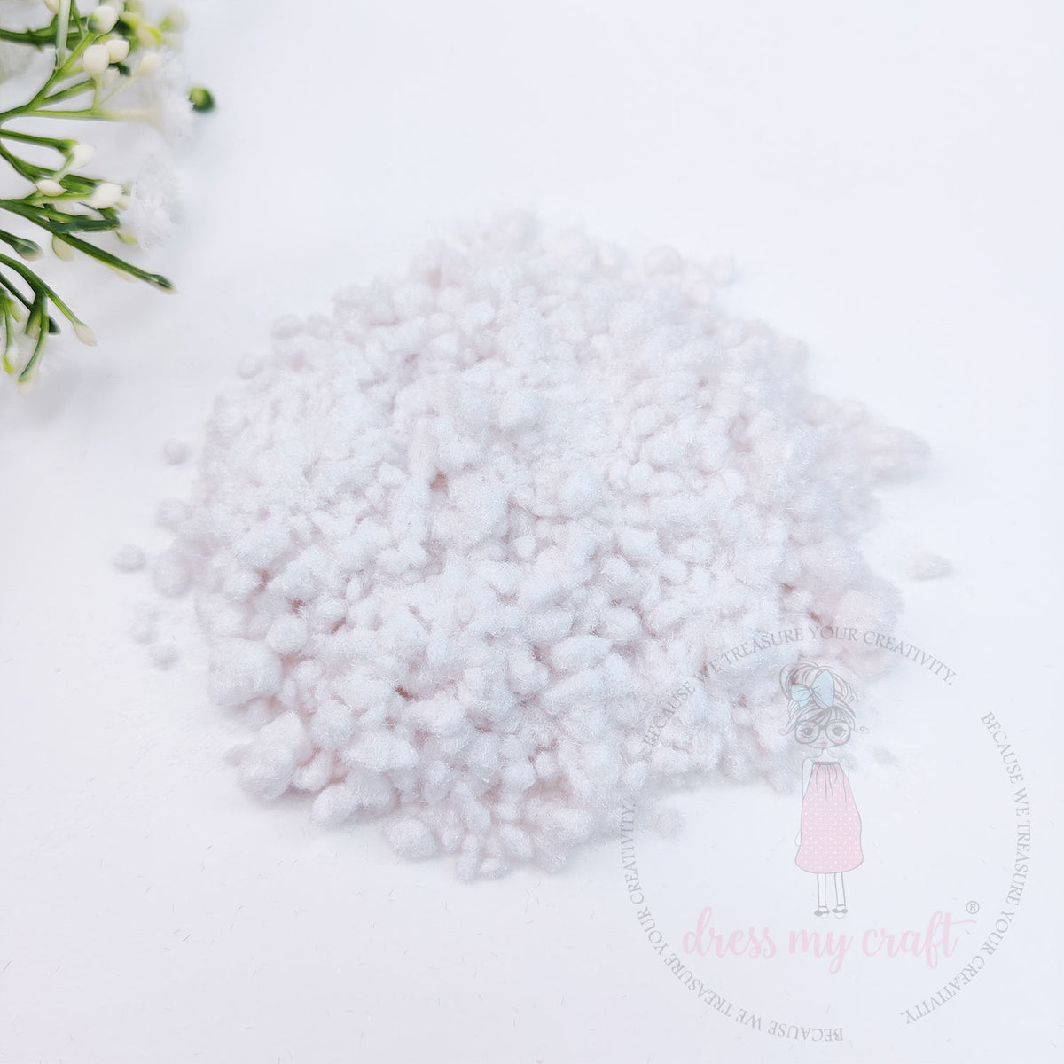 White Flocking Powder Flocking Powder - White – CRAFTERS CORNER