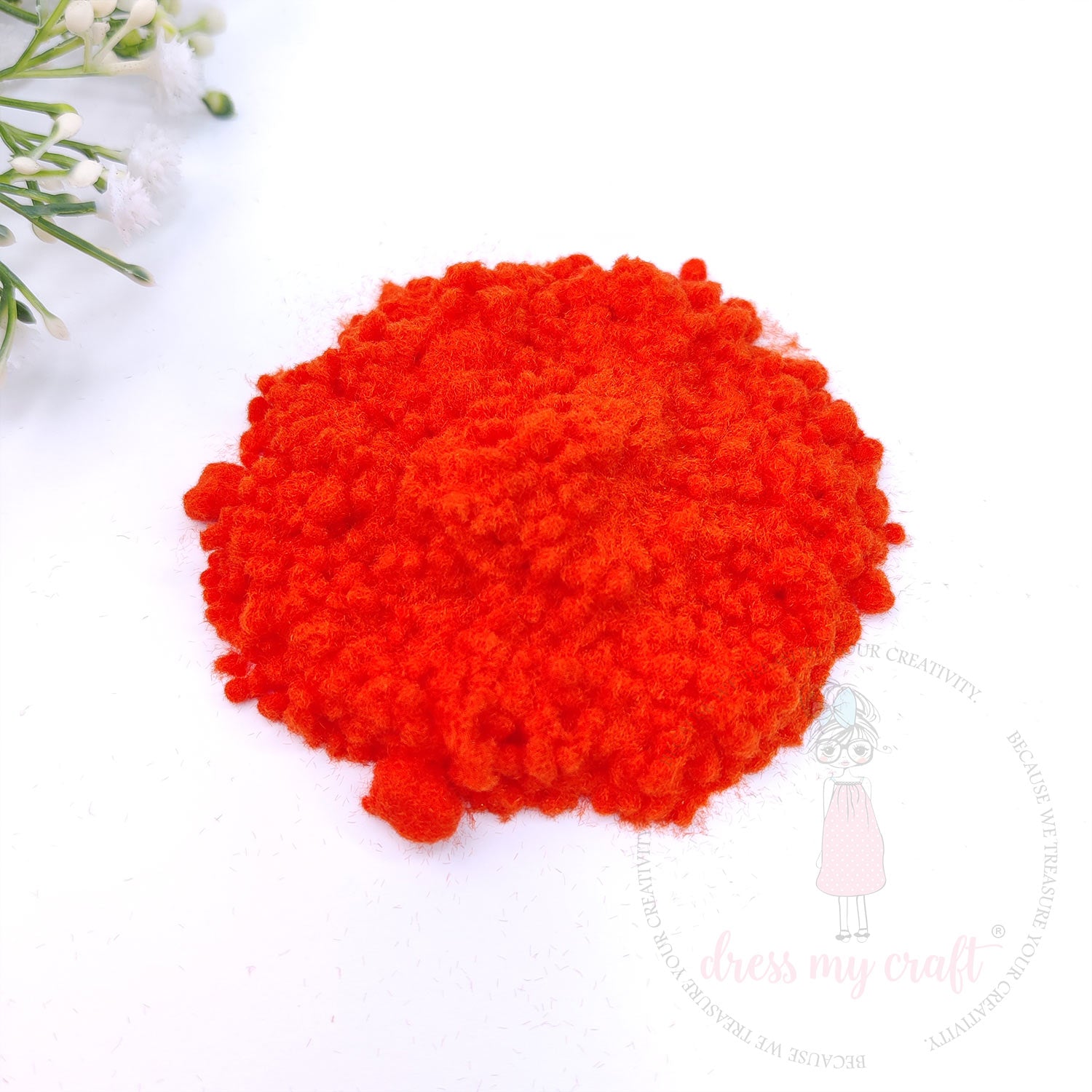 Flocking Powder - Hot Orange