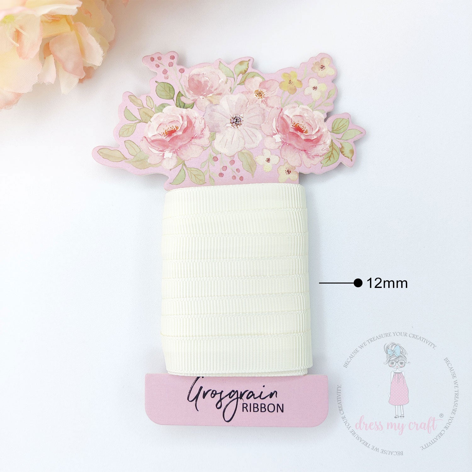 Grosgrain Ribbon - Ivory