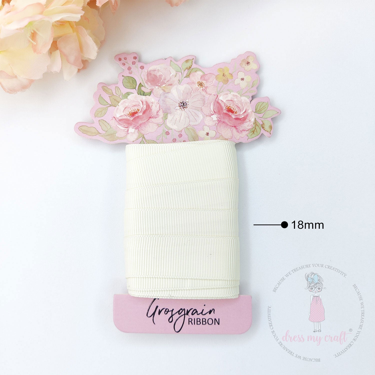 Grosgrain Ribbon - Ivory