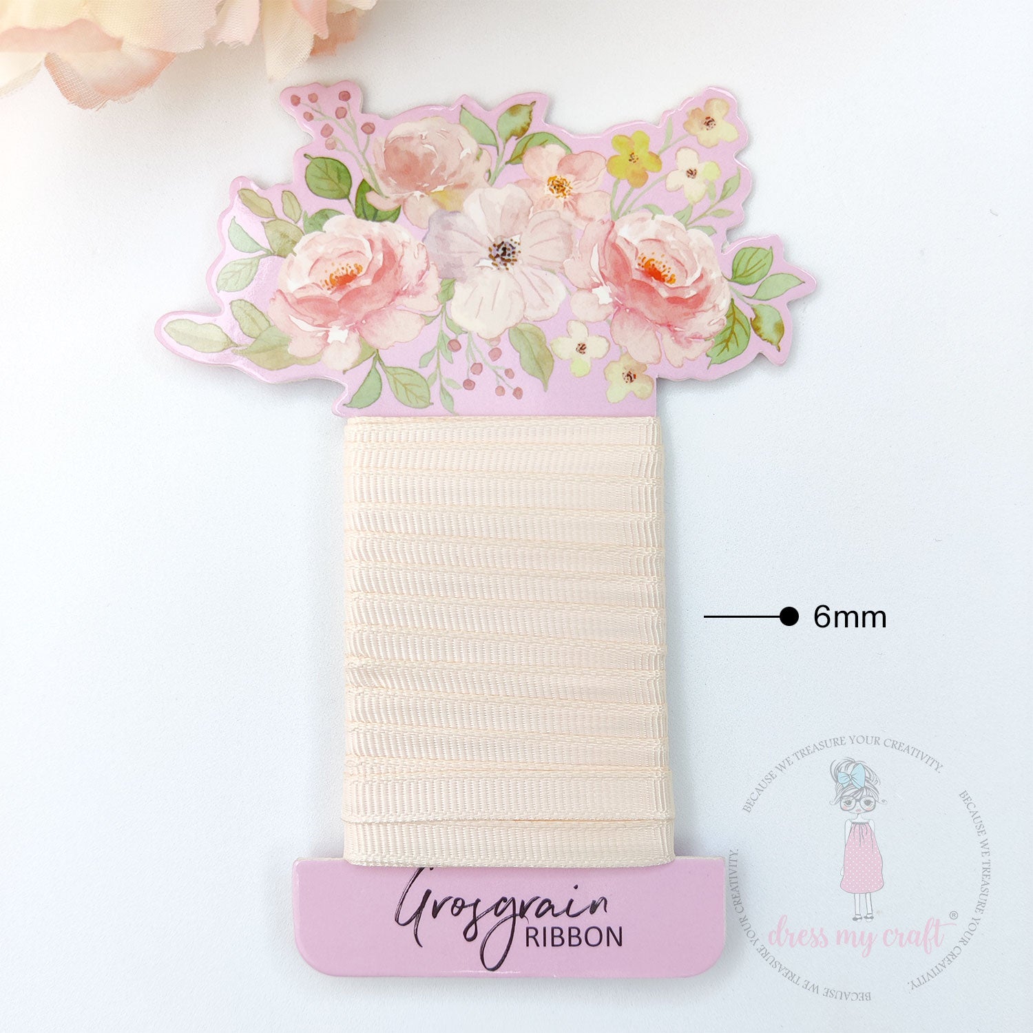 Grosgrain Ribbon - Peach