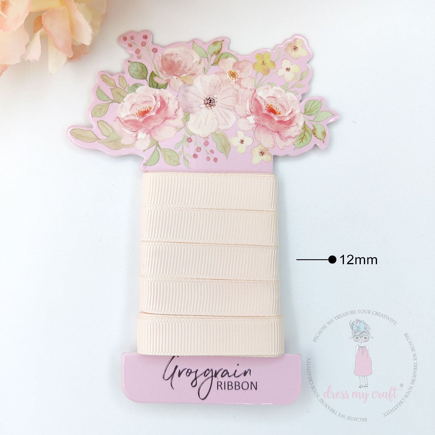Grosgrain Ribbon - Peach