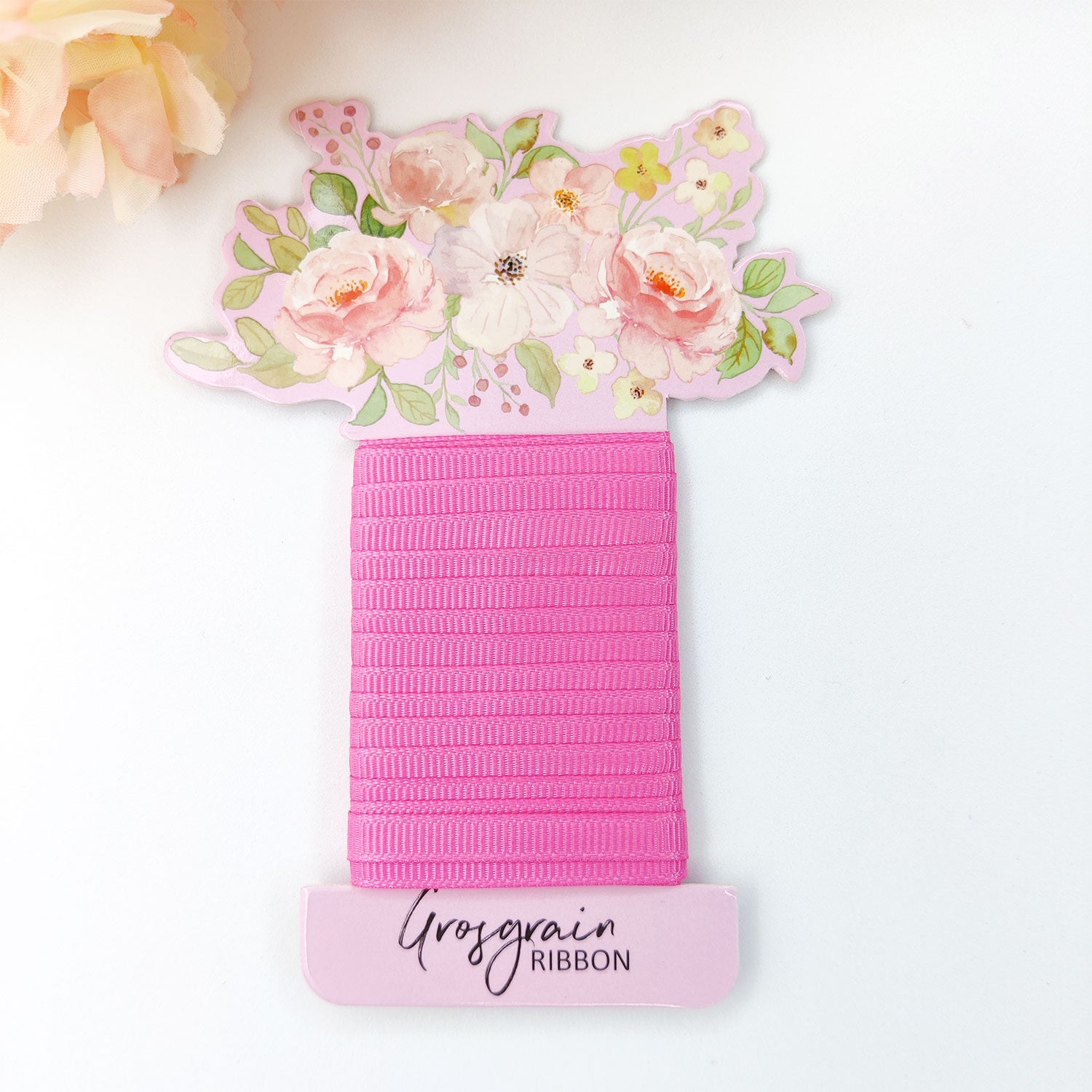 Grosgrain Ribbon - Flamingo Pink