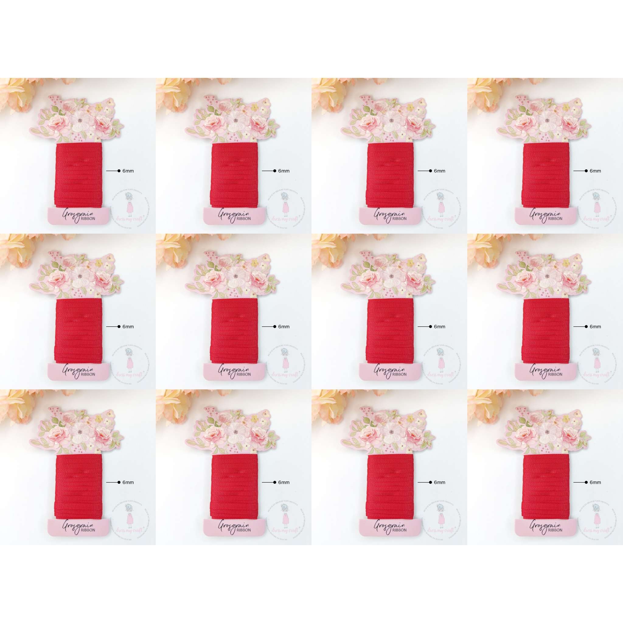 Grosgrain Ribbon - Red
