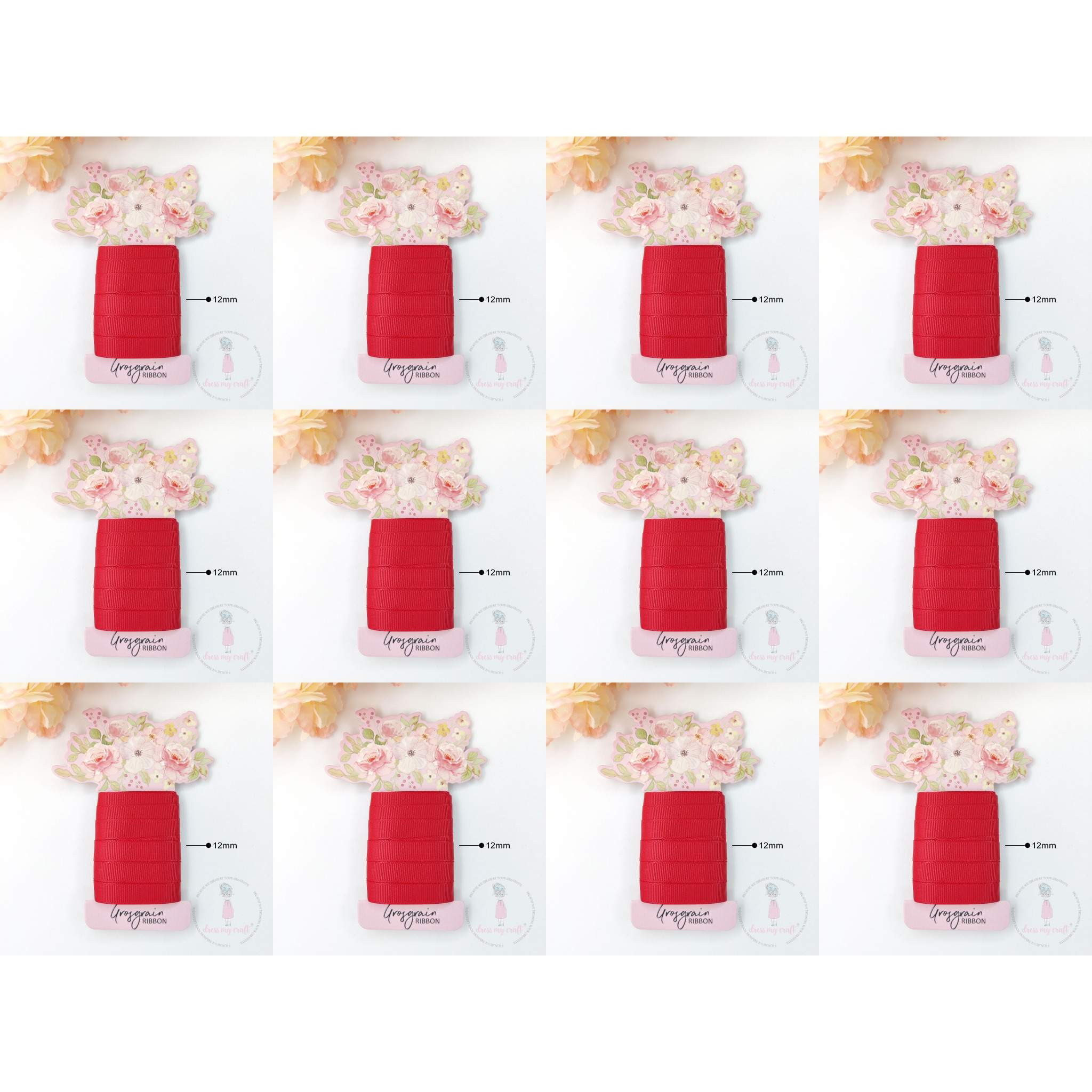 Grosgrain Ribbon - Red