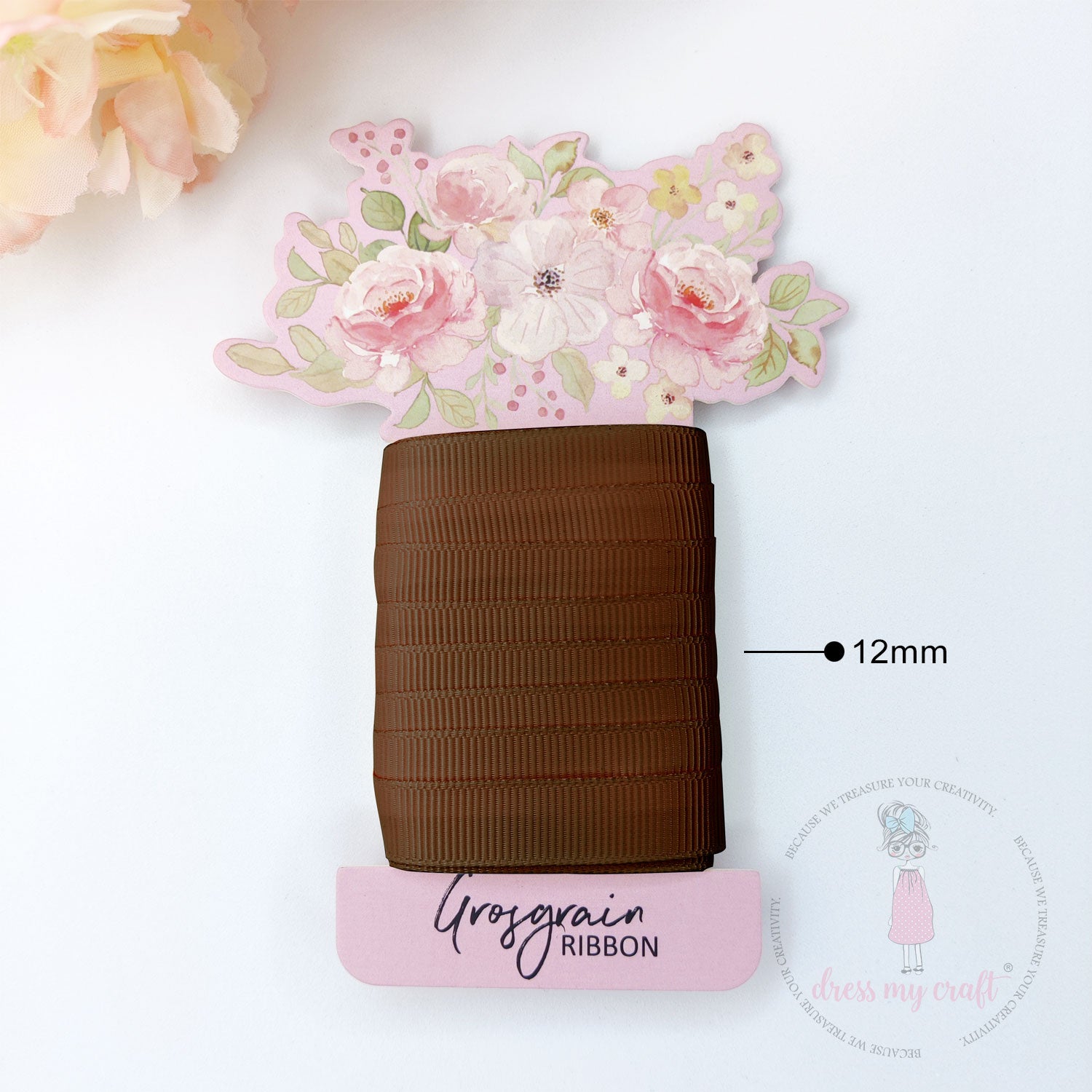 Grosgrain Ribbon -Brown