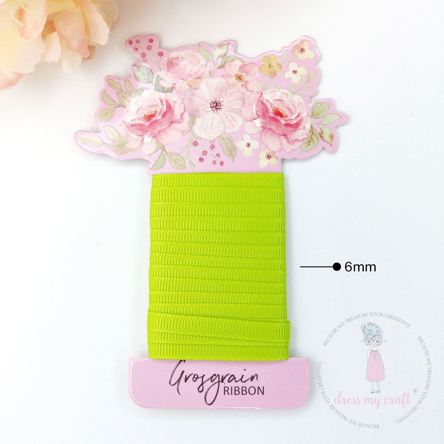Grosgrain Ribbon - Olive Green