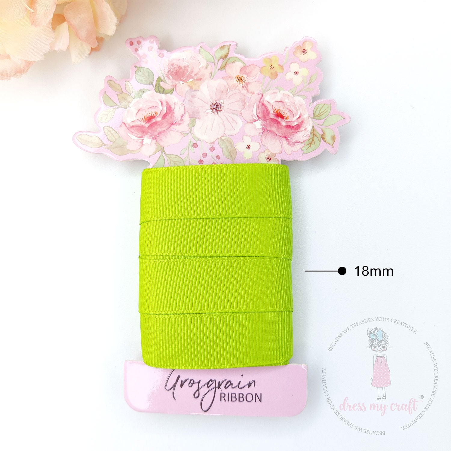 Grosgrain Ribbon - Olive Green