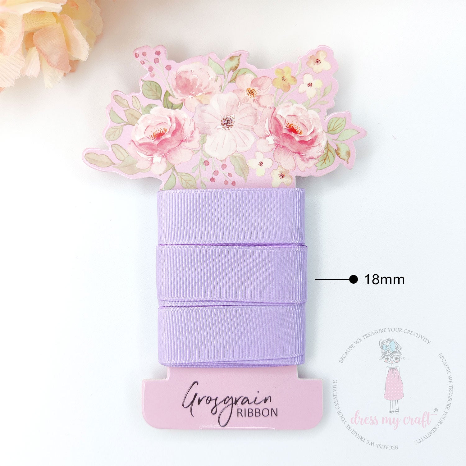 Grosgrain Ribbon - Mauve