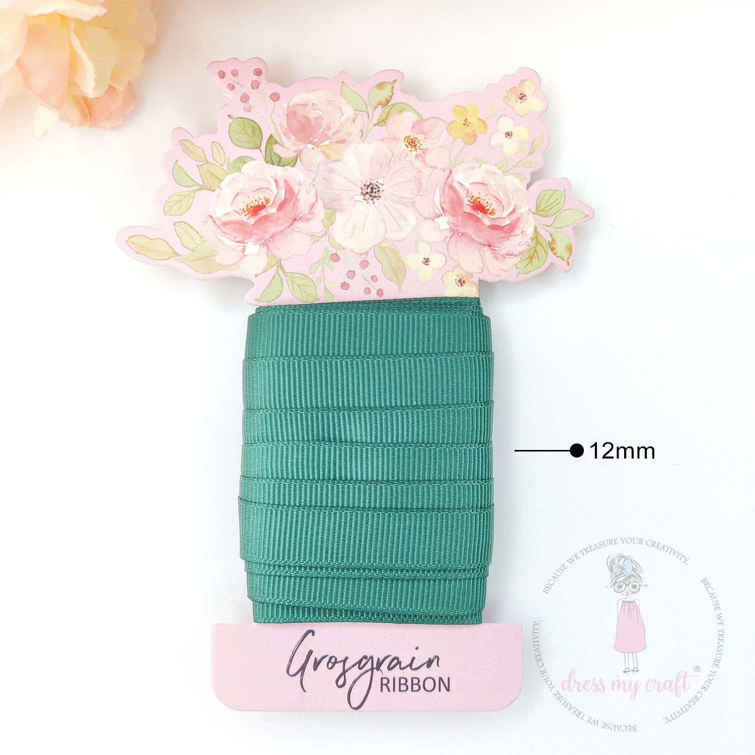 Grosgrain Ribbon - Bottle Green