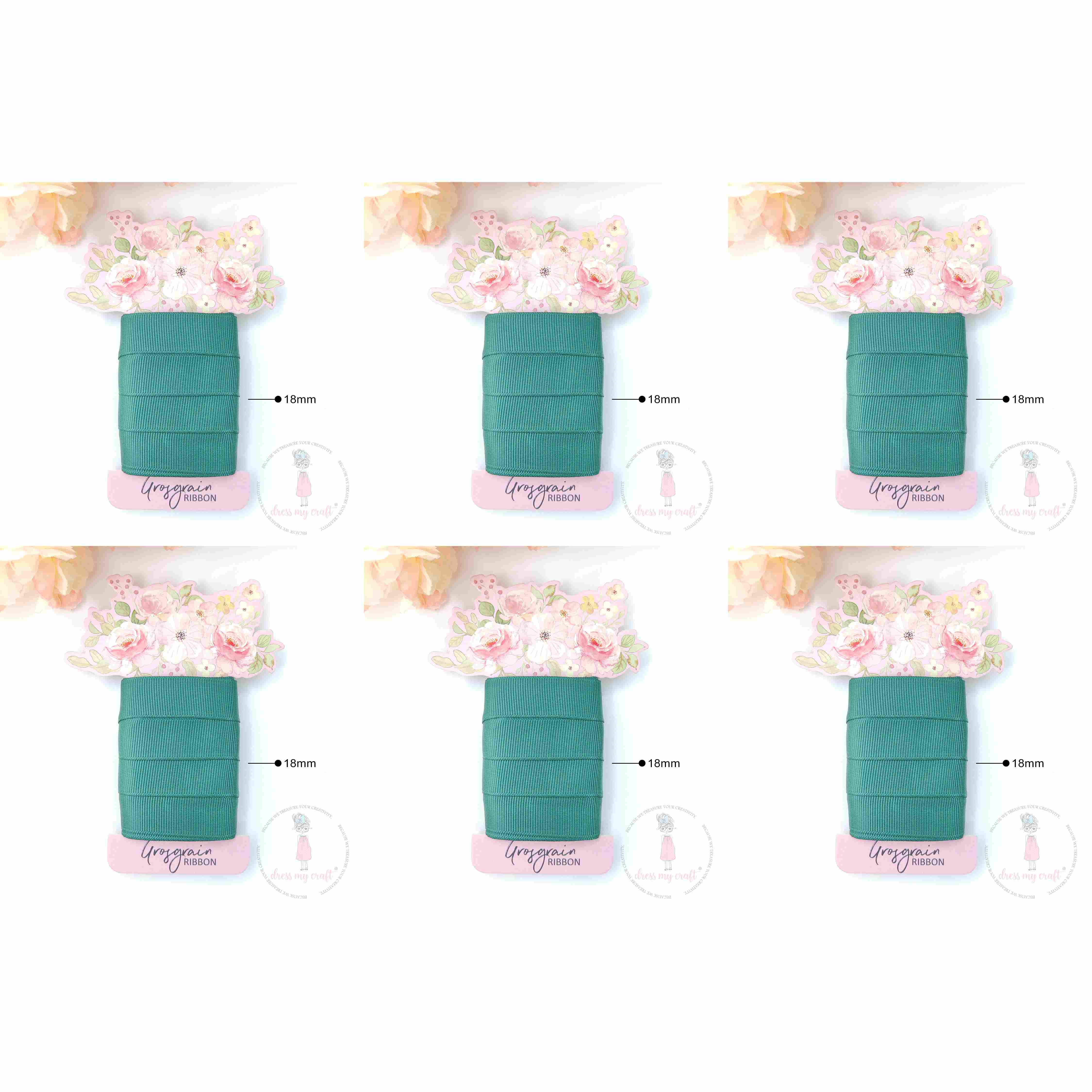 Grosgrain Ribbon - Bottle Green