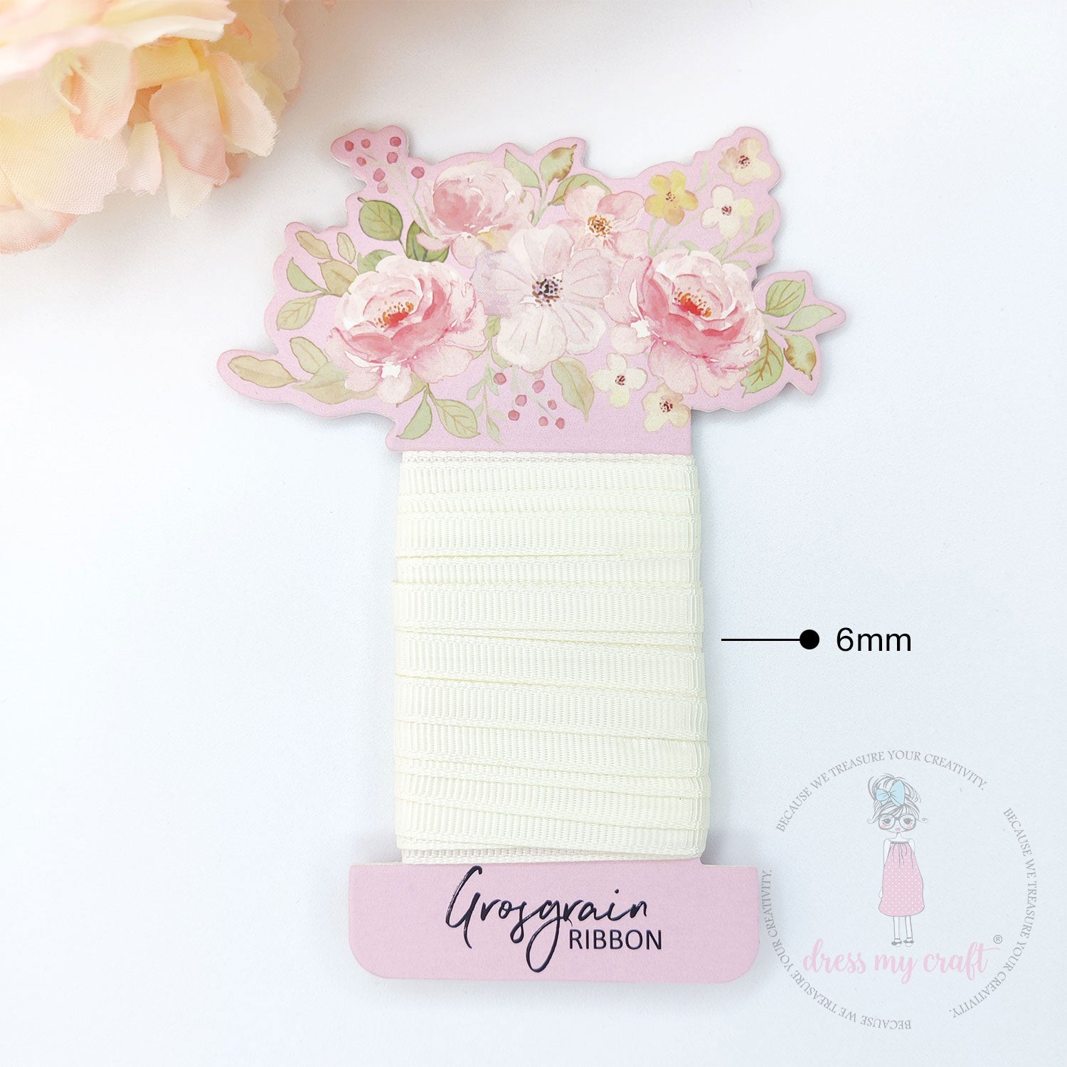 Grosgrain Ribbon - Ivory