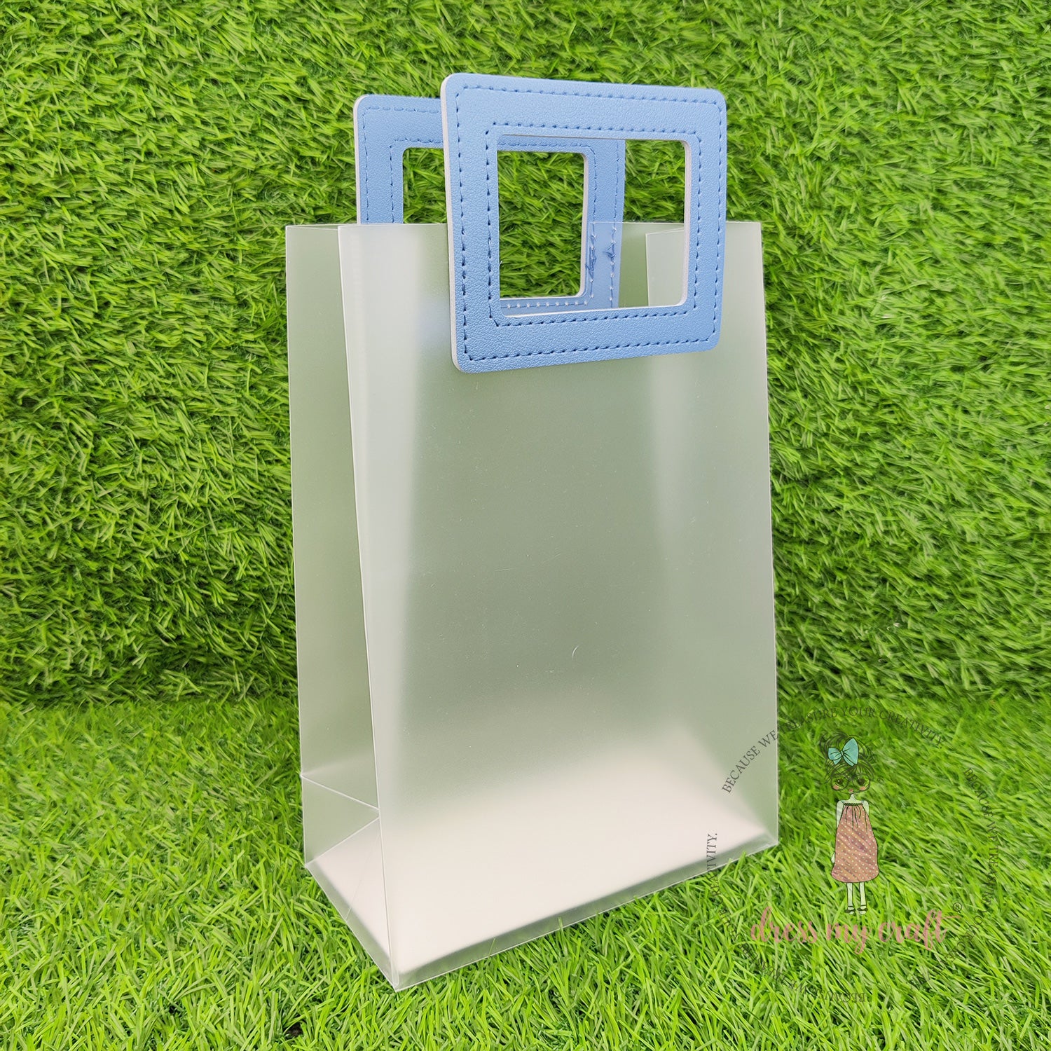 Rectangular DIY Gift Bags - Blue