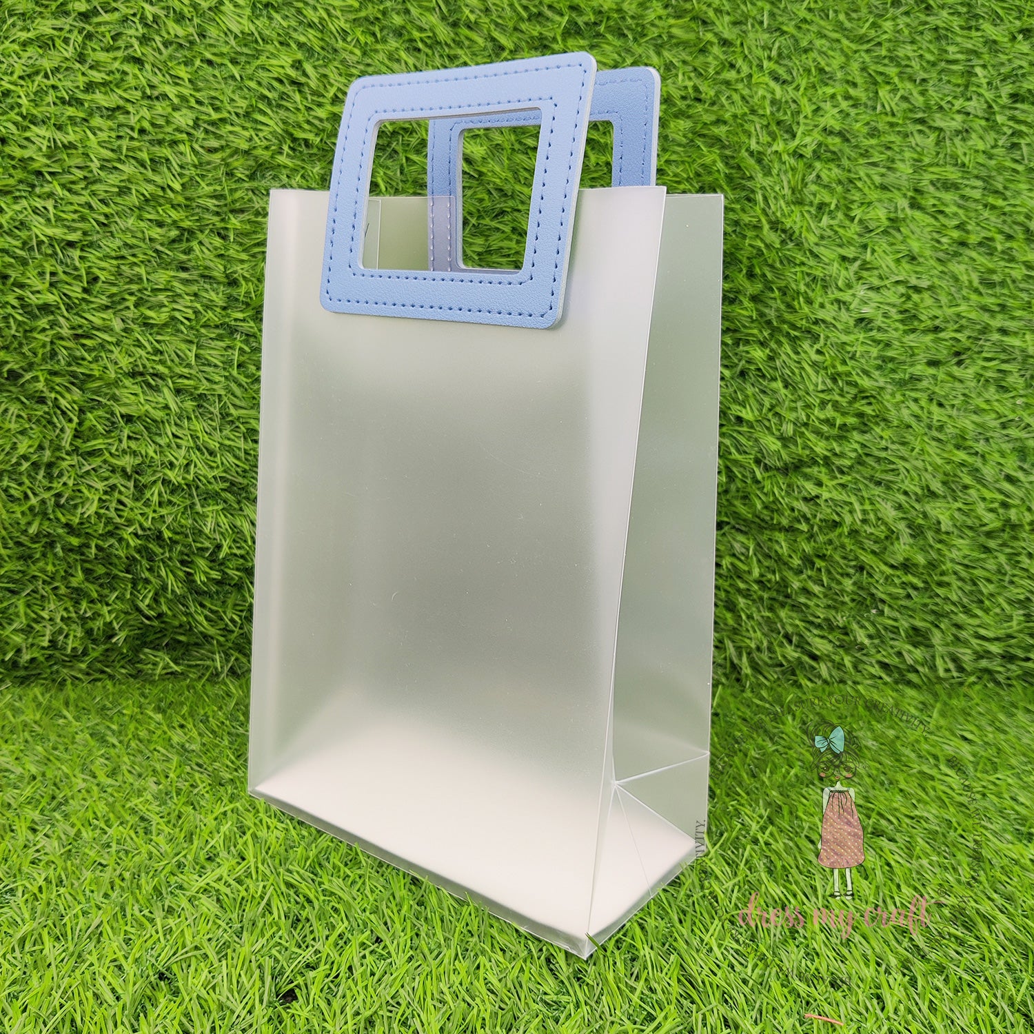 Rectangular DIY Gift Bags - Blue