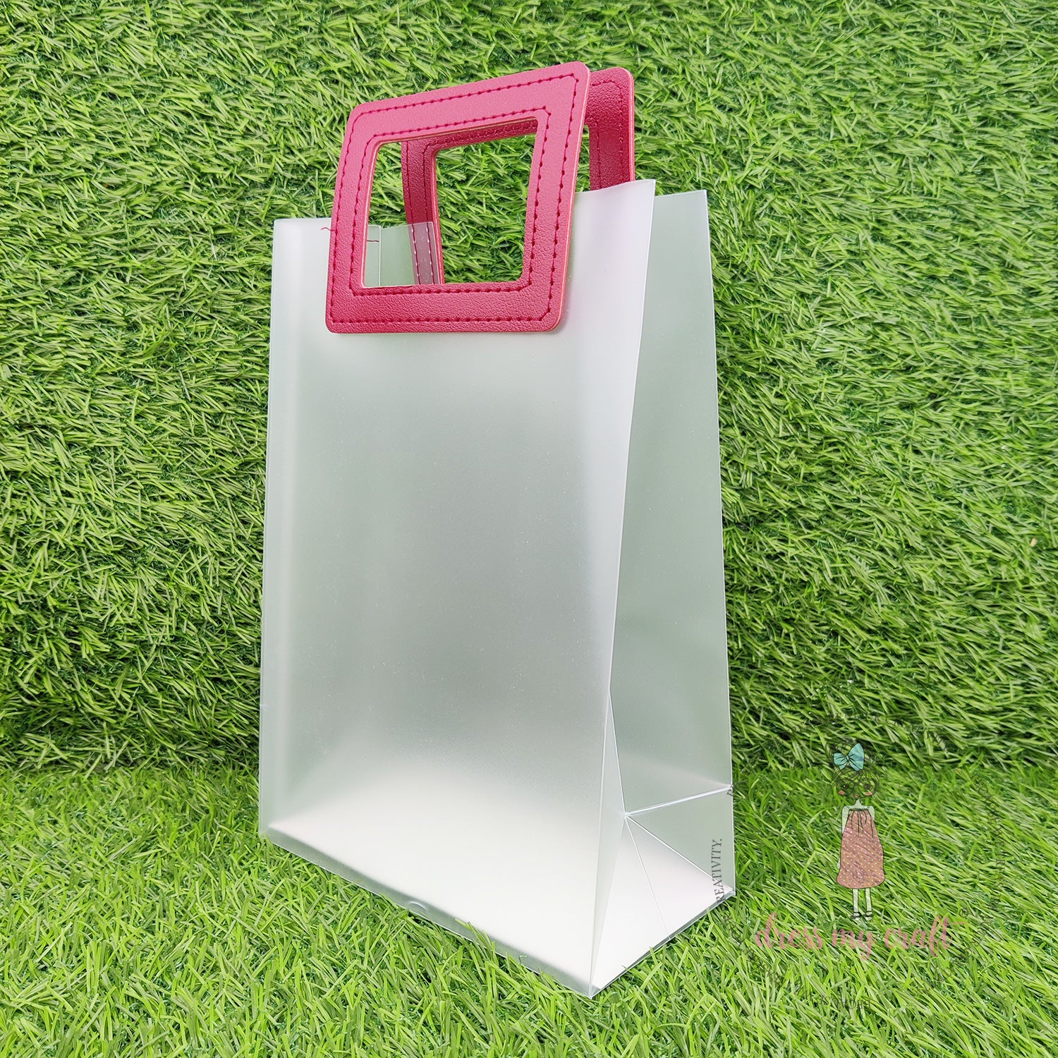 Rectangular DIY Gift Bags - Maroon