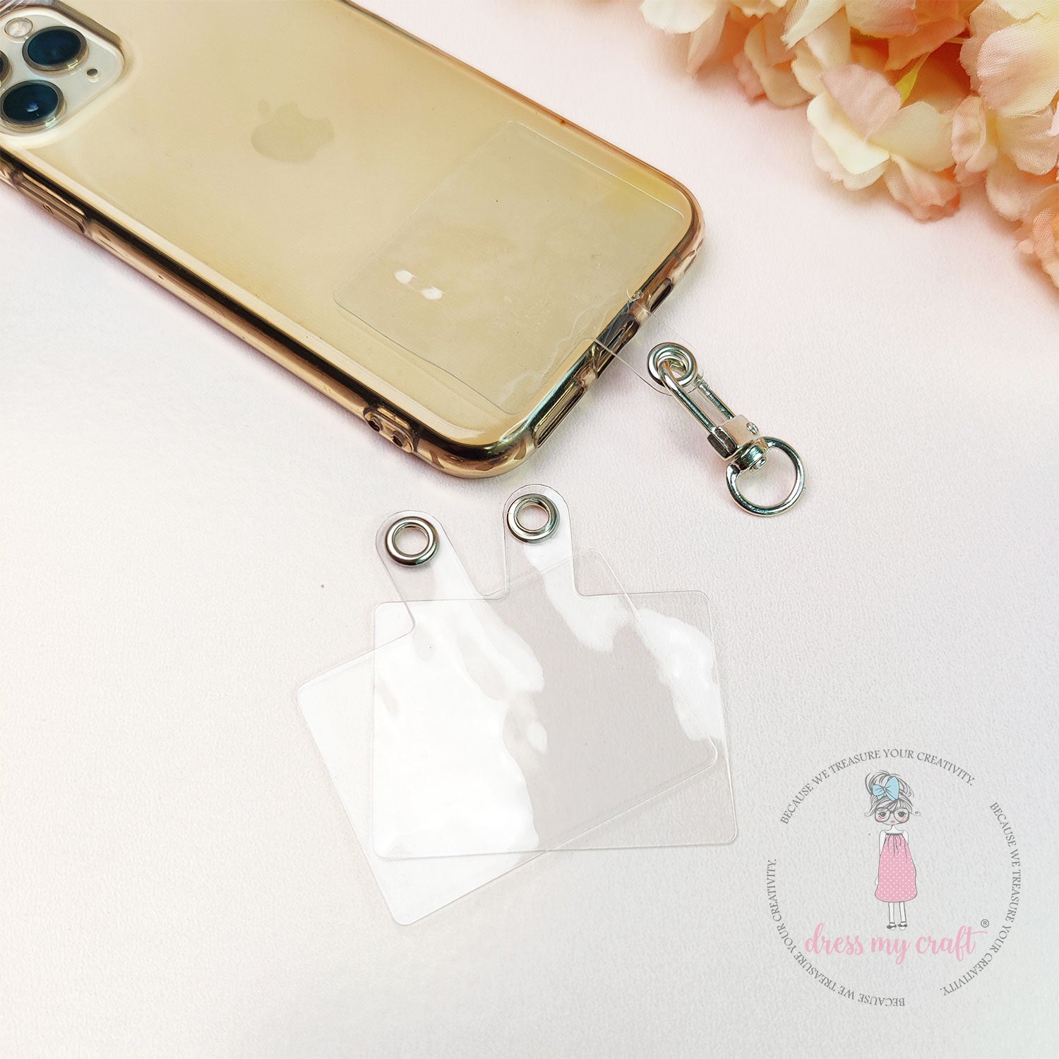 Phone Tether Tab - Transparent