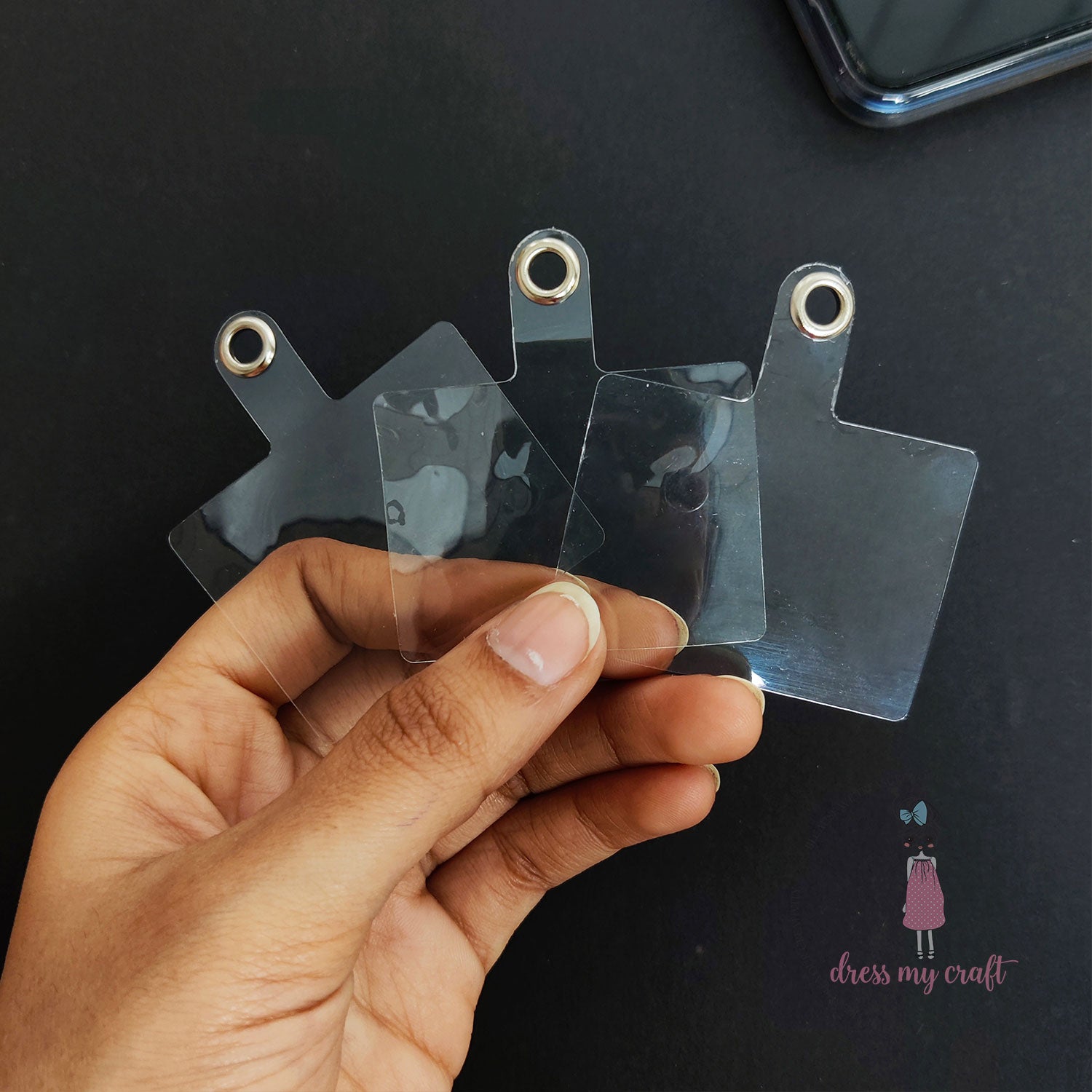 Phone Tether Tab - Transparent