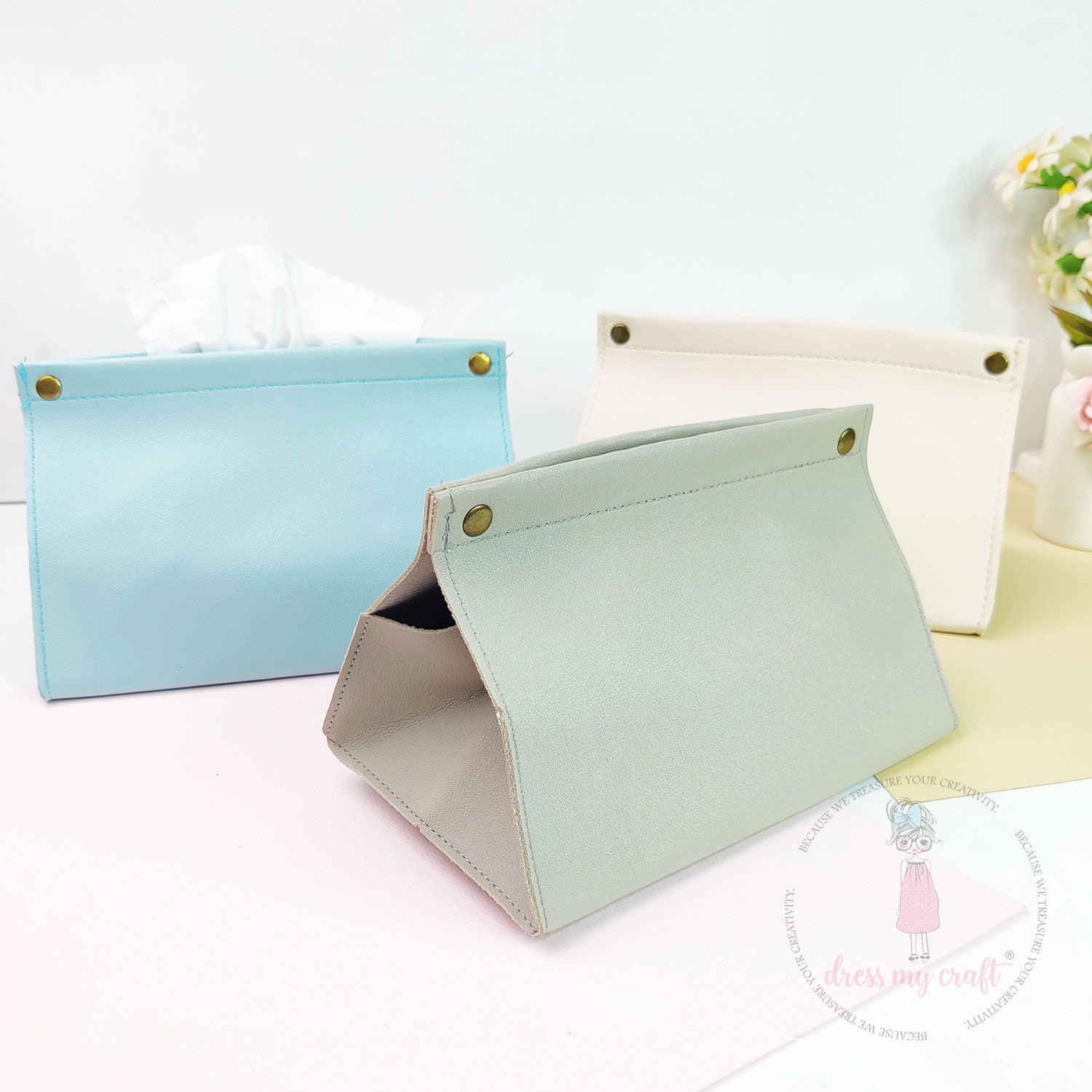 DIY Leather Tissue Holders Combo Pack