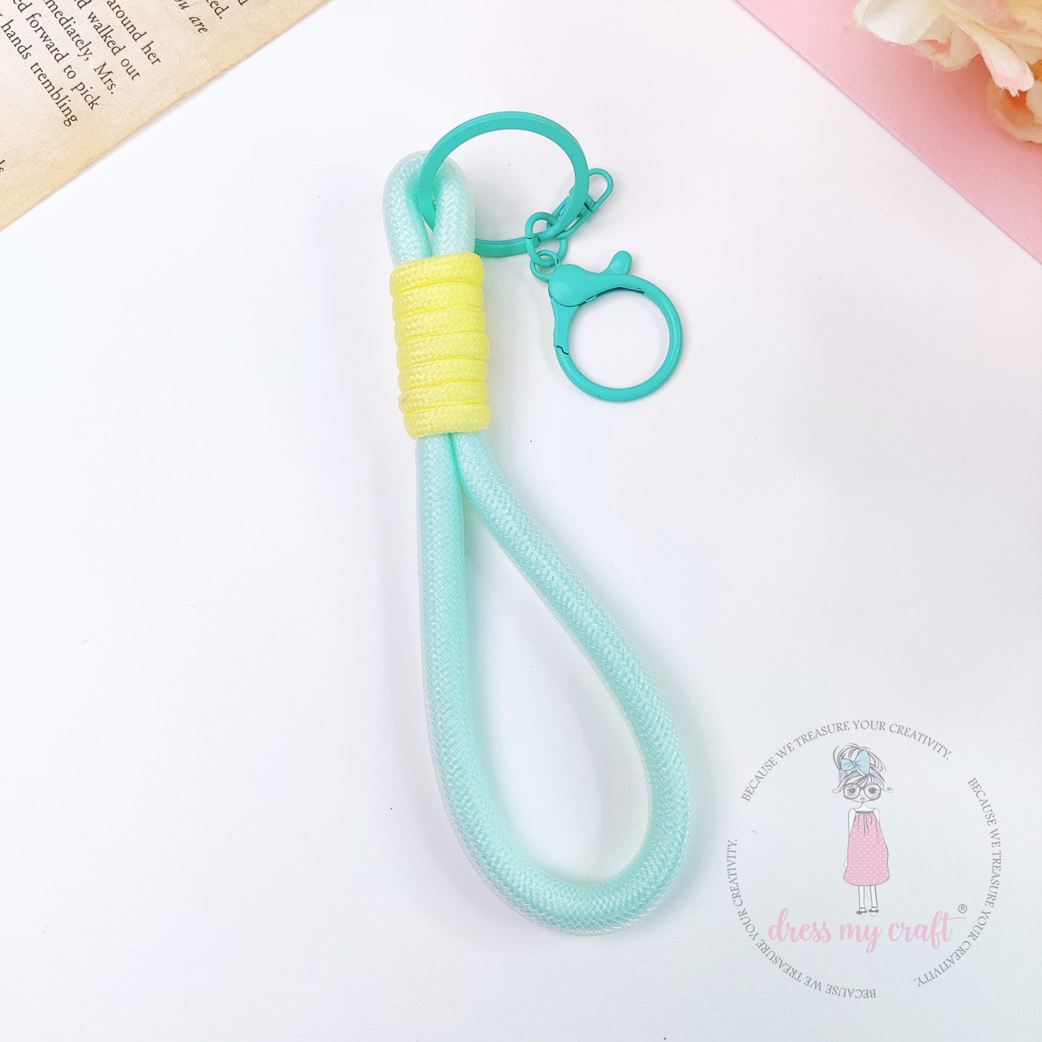 Braided Rope Keychain