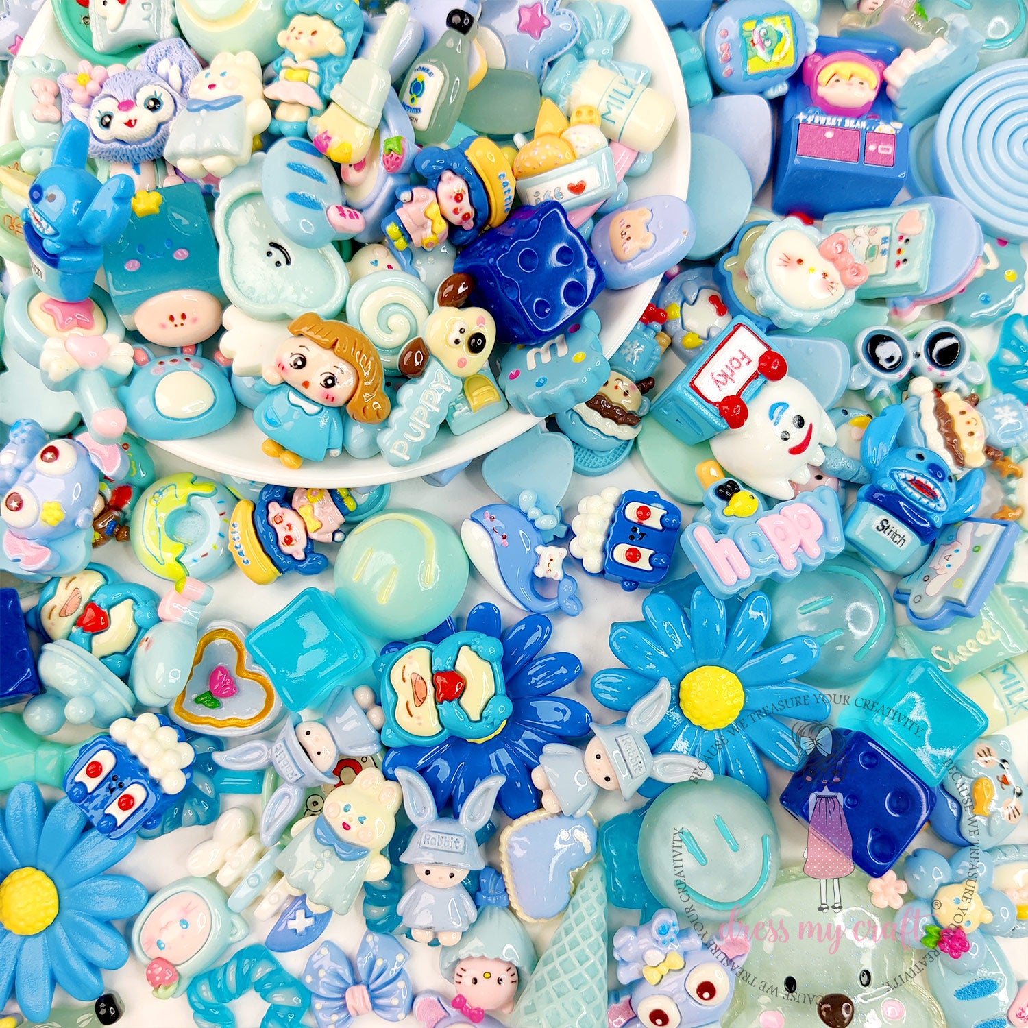 Ocean Breeze Mix Cabochons Pack