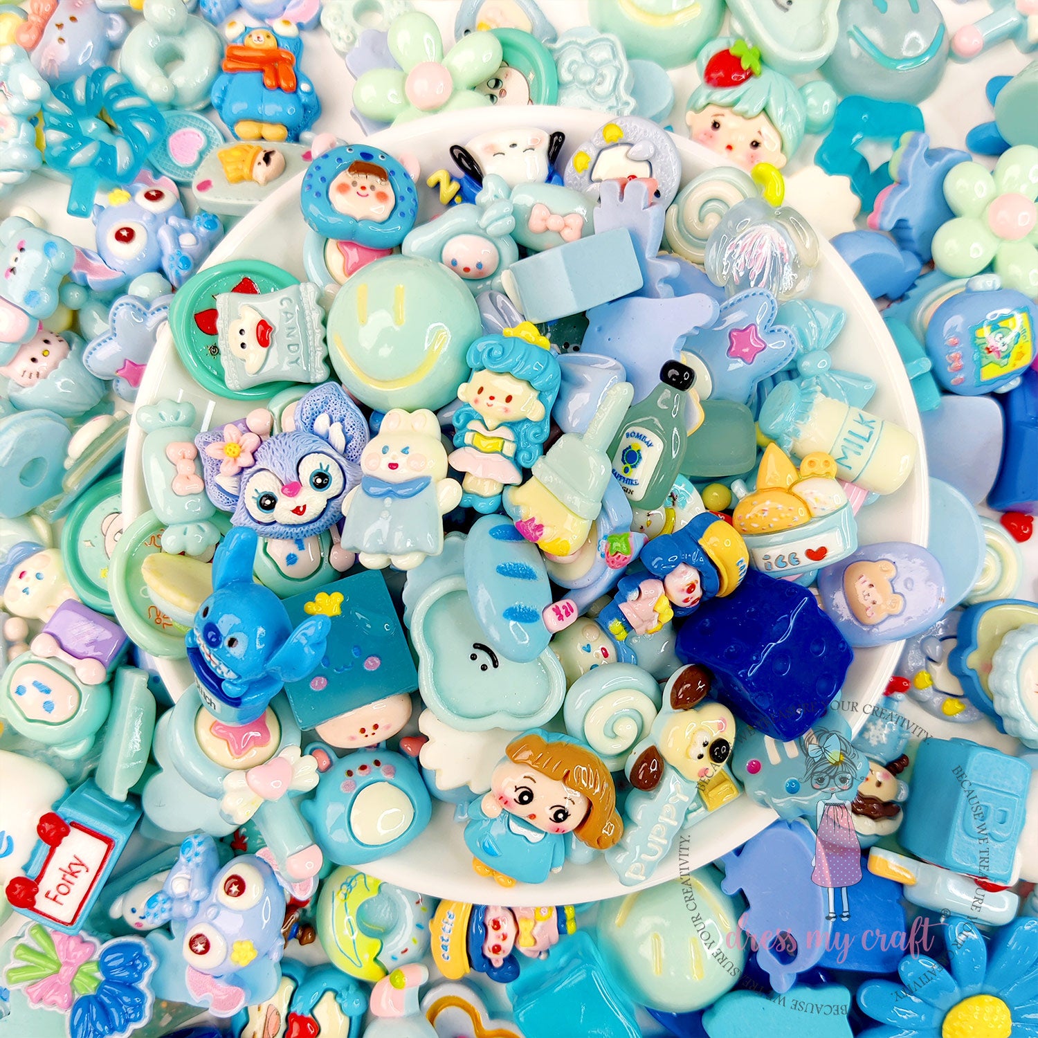 Ocean Breeze Mix Cabochons Pack