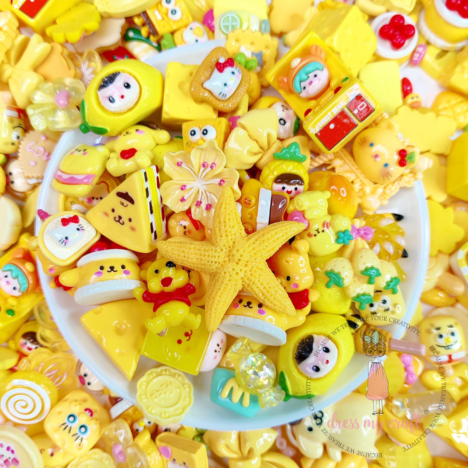 Sunshine Sweetness Mix Cabochons Pack