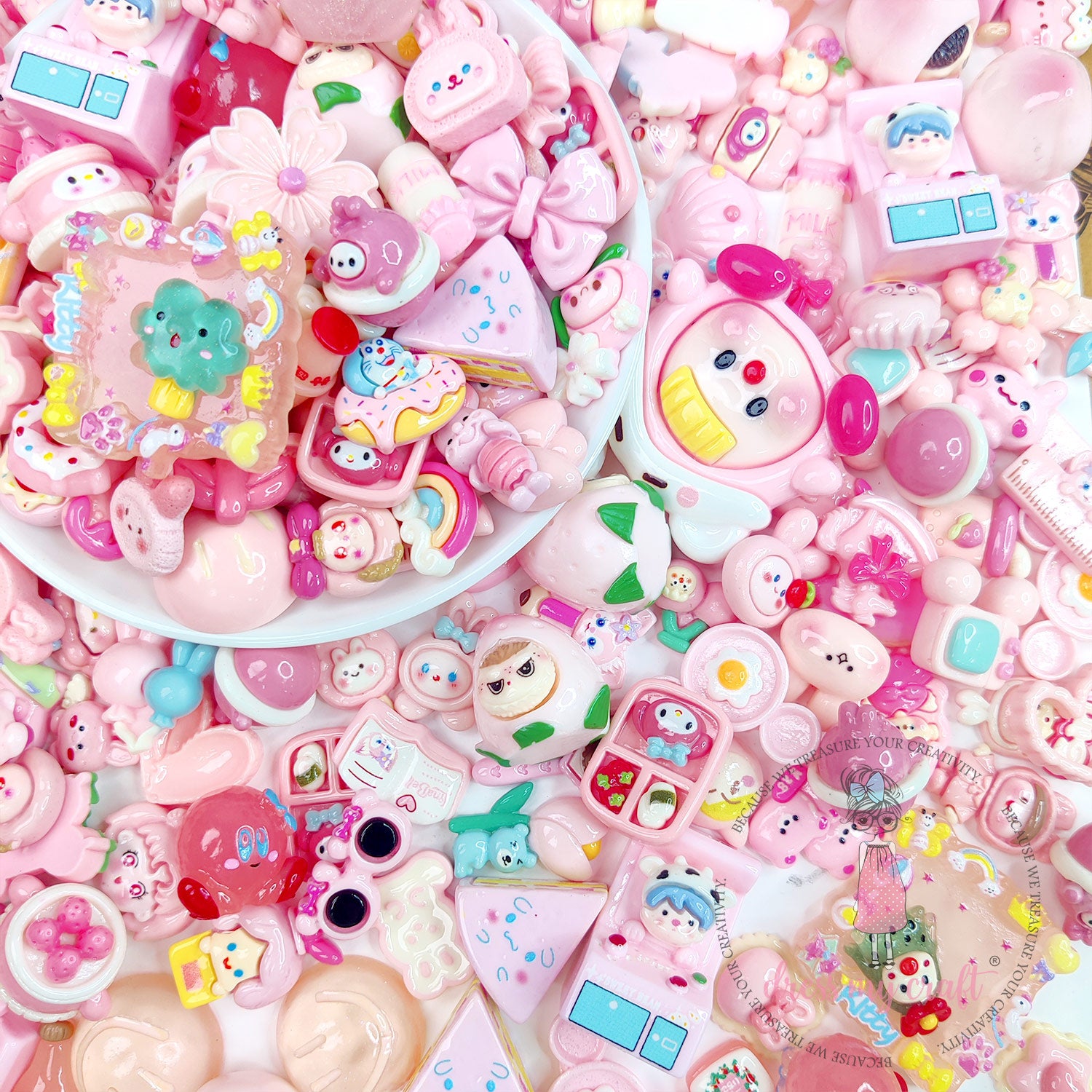 Sweet Candyland Mix Cabochons Pack