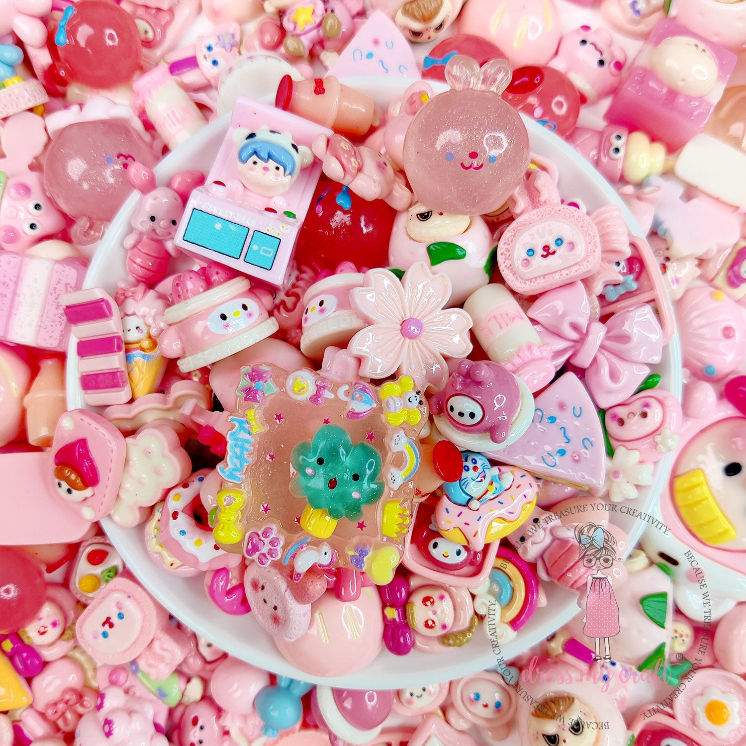 Sweet Candyland Mix Cabochons Pack