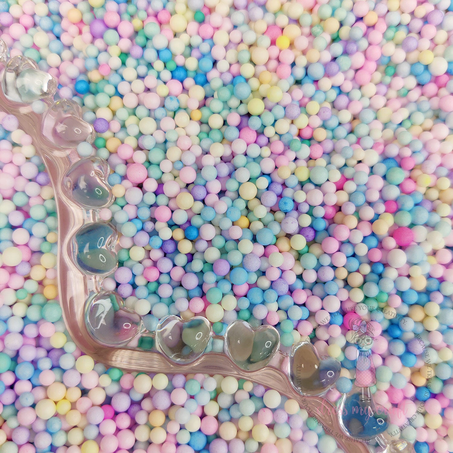 Pastel Pop Mini Foam Balls