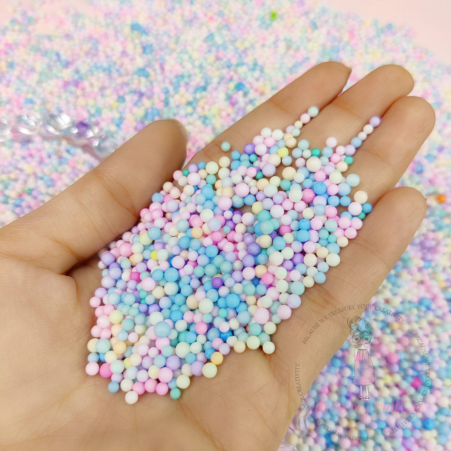 Pastel Pop Mini Foam Balls