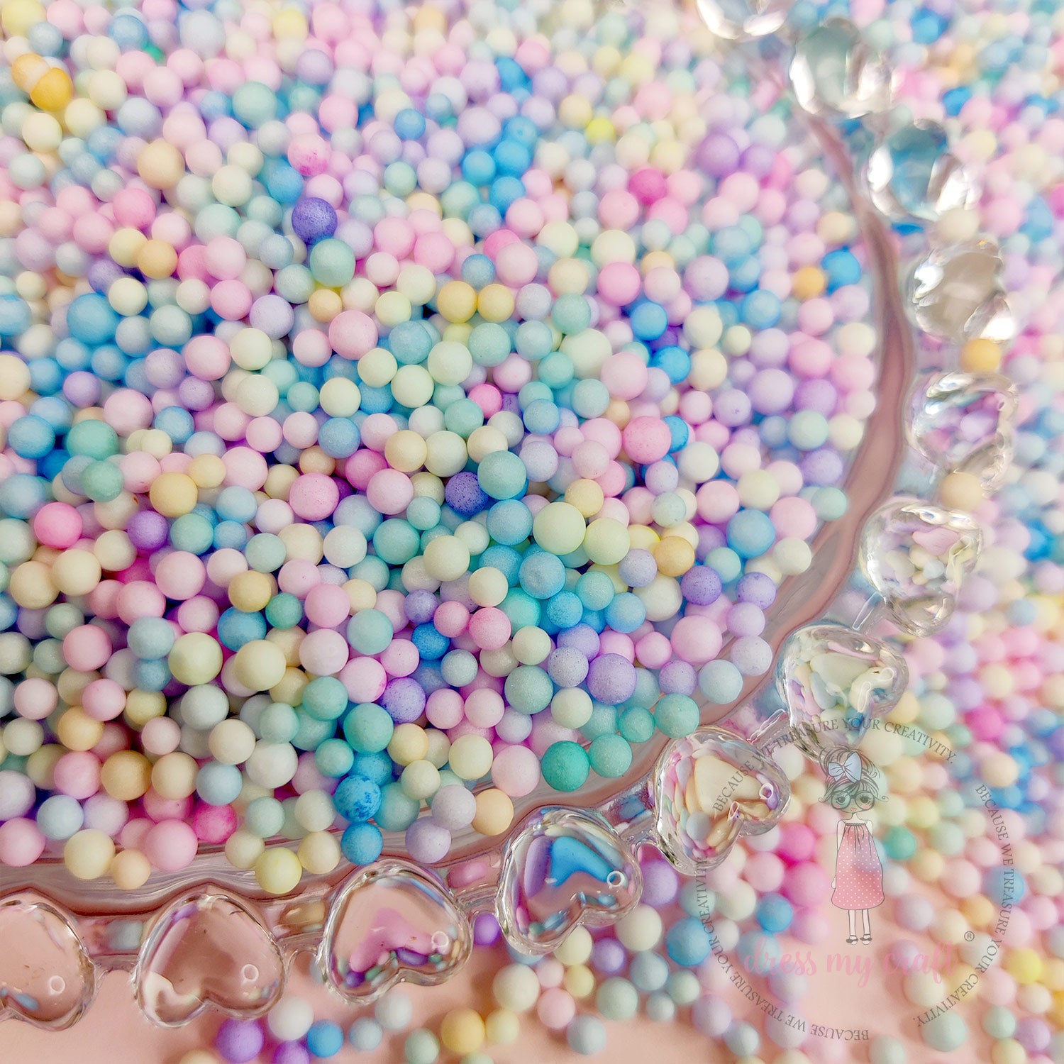 Pastel Pop Mini Foam Balls